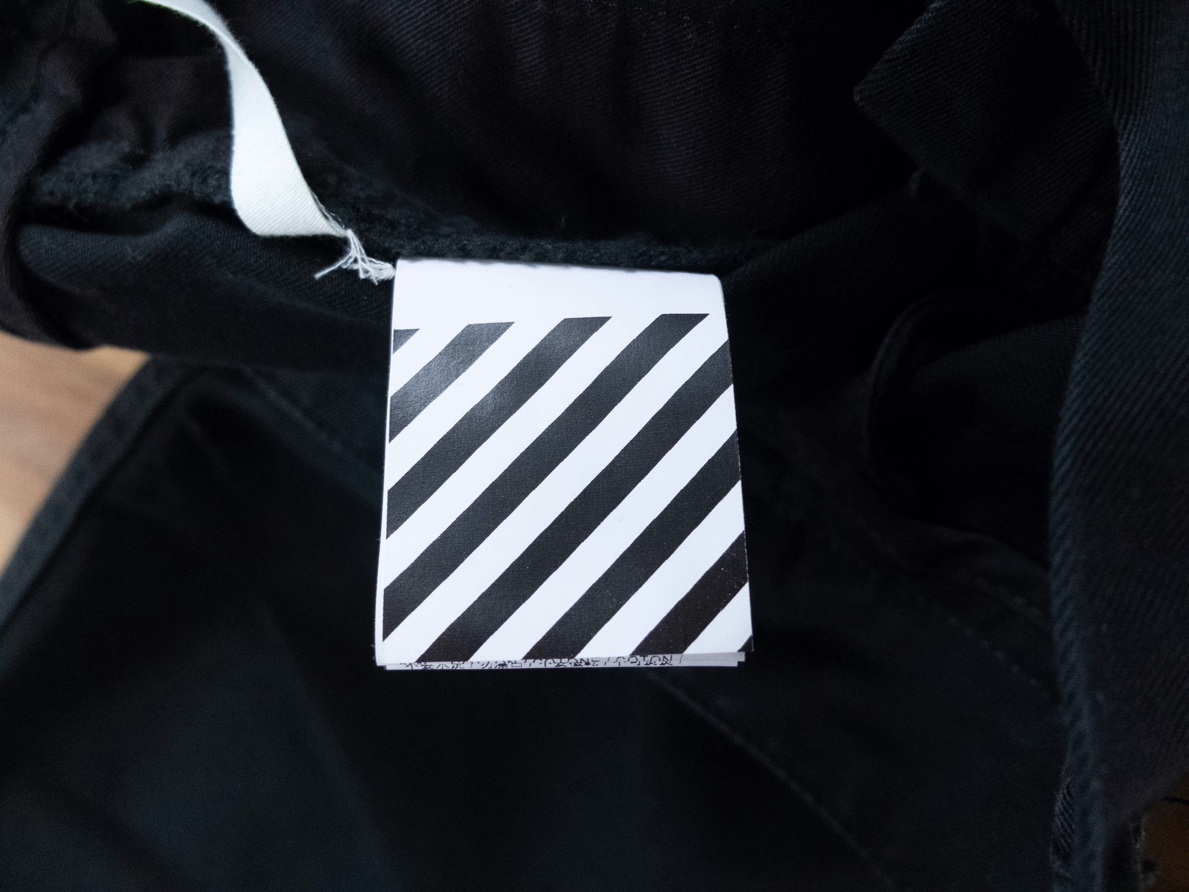 Off-White $745 OFF-WHITE black industrial belt cotton chinos pants 31 Size US 31 - 11 Thumbnail