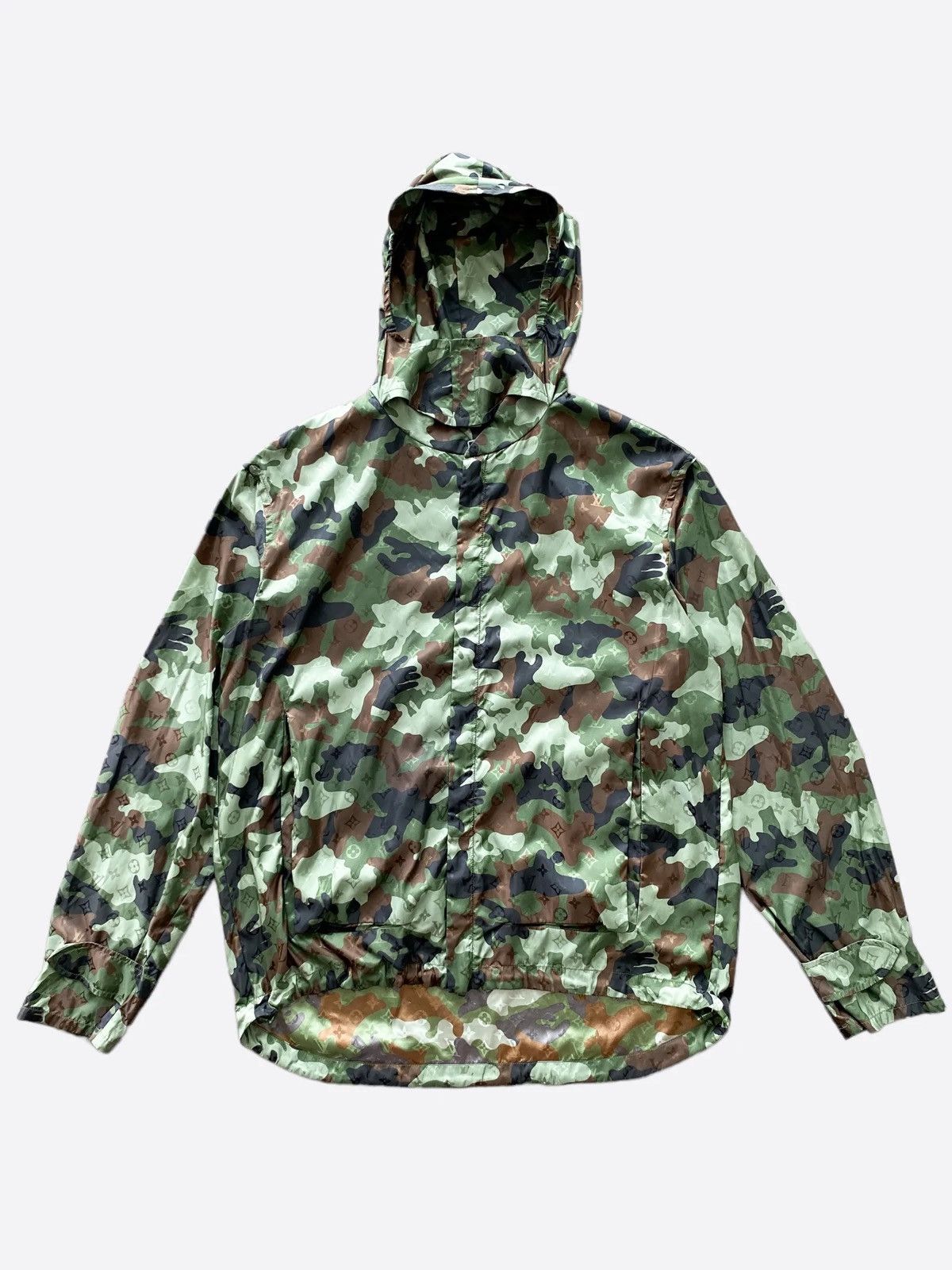 Louis Vuitton Louis Vuitton Camo Monogram Wind Breaker Size US L / EU 52-54 / 3 - 1 Thumbnail