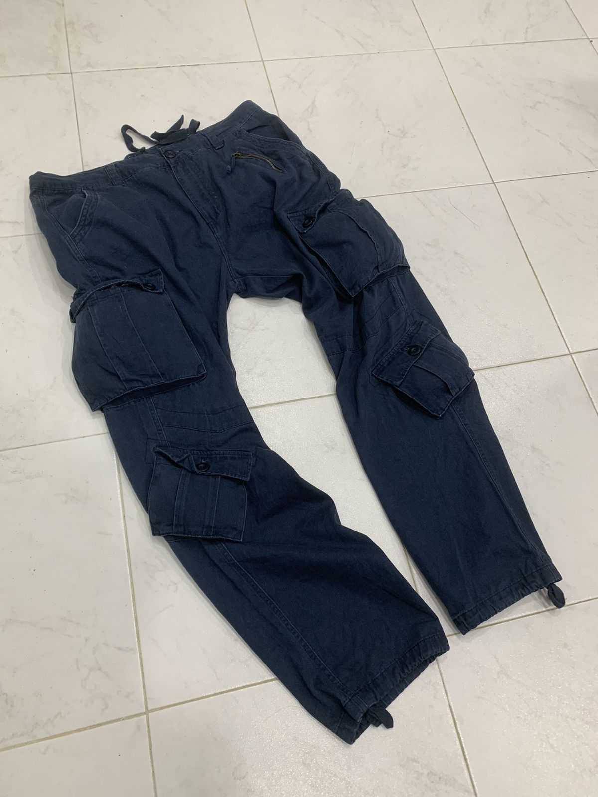 Japanese Brand Mustway 8 Pocket Cargo Pants Size US 39 - 2 Thumbnail