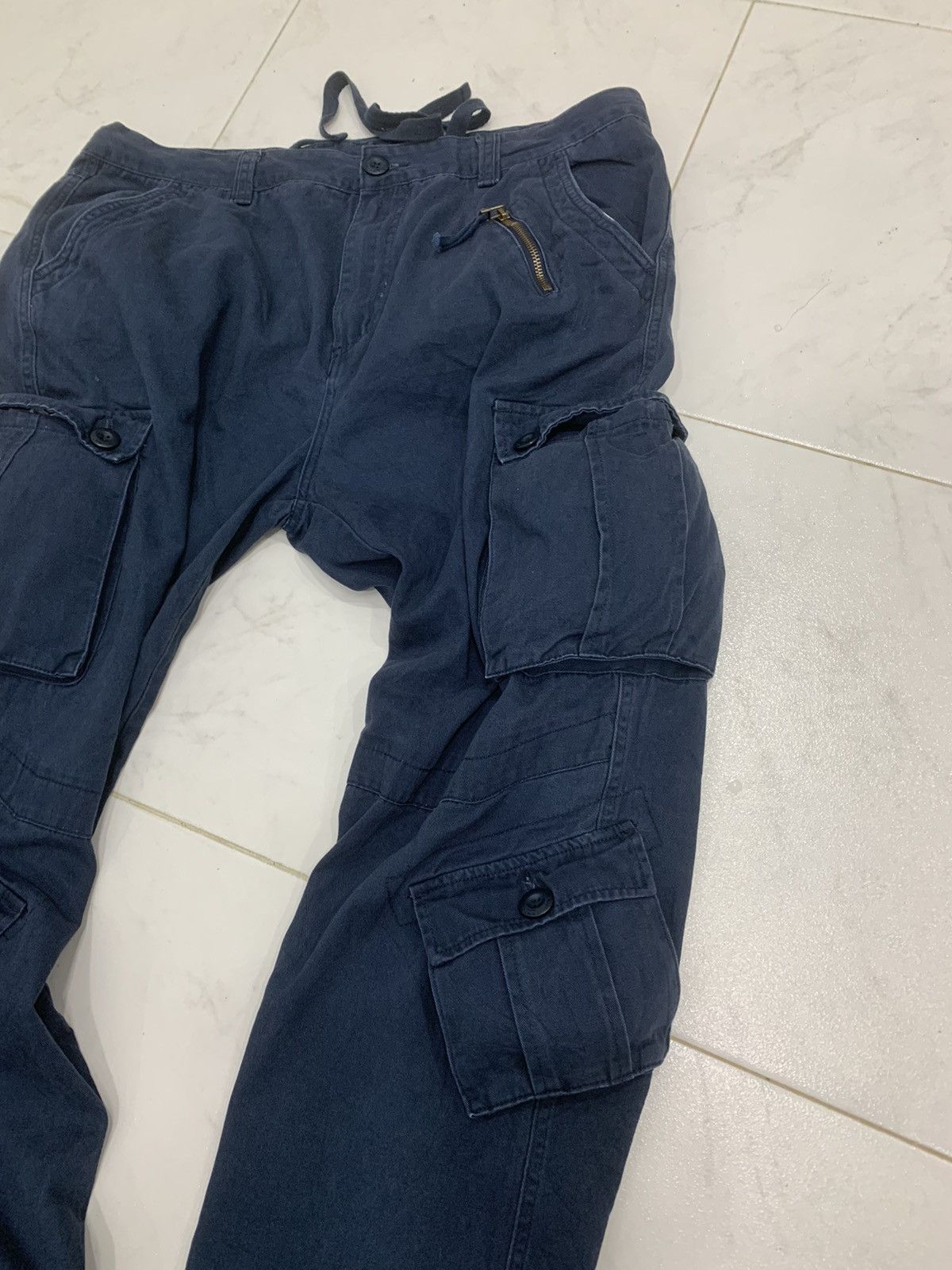 Japanese Brand Mustway 8 Pocket Cargo Pants Size US 39 - 4 Thumbnail