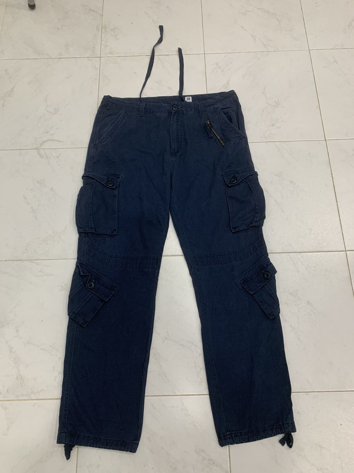 Japanese Brand Mustway 8 Pocket Cargo Pants Size US 39 - 7 Thumbnail