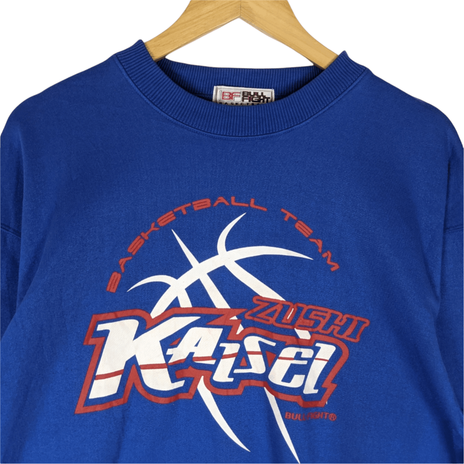 Japanese Brand BULL FIGHT Zushi Kaisel High School Baseketball Sweatshirt Size US XL / EU 56 / 4 - 4 Thumbnail