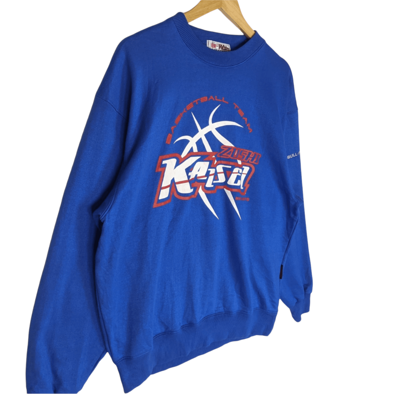Japanese Brand BULL FIGHT Zushi Kaisel High School Baseketball Sweatshirt Size US XL / EU 56 / 4 - 3 Thumbnail