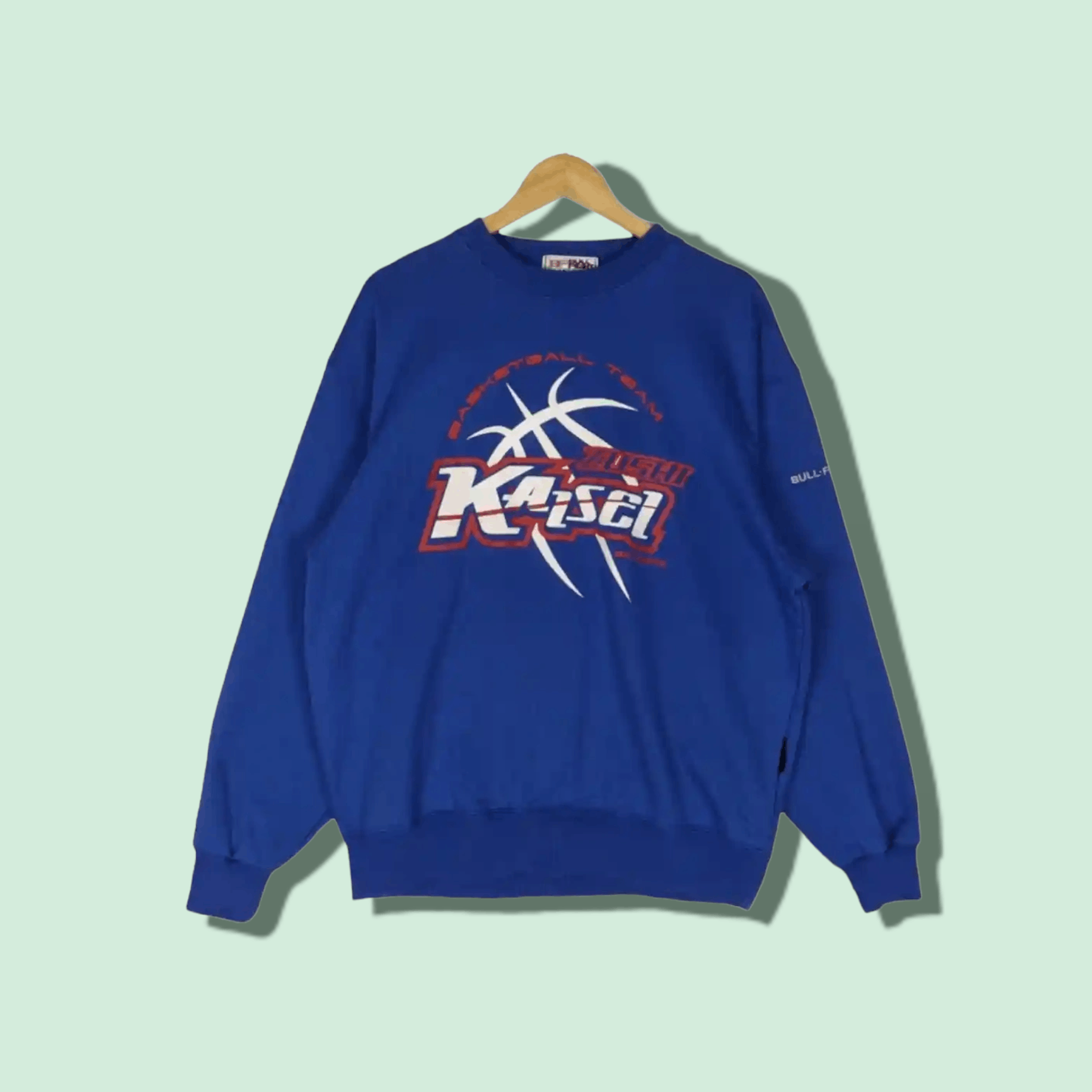 Japanese Brand BULL FIGHT Zushi Kaisel High School Baseketball Sweatshirt Size US XL / EU 56 / 4 - 1 Thumbnail