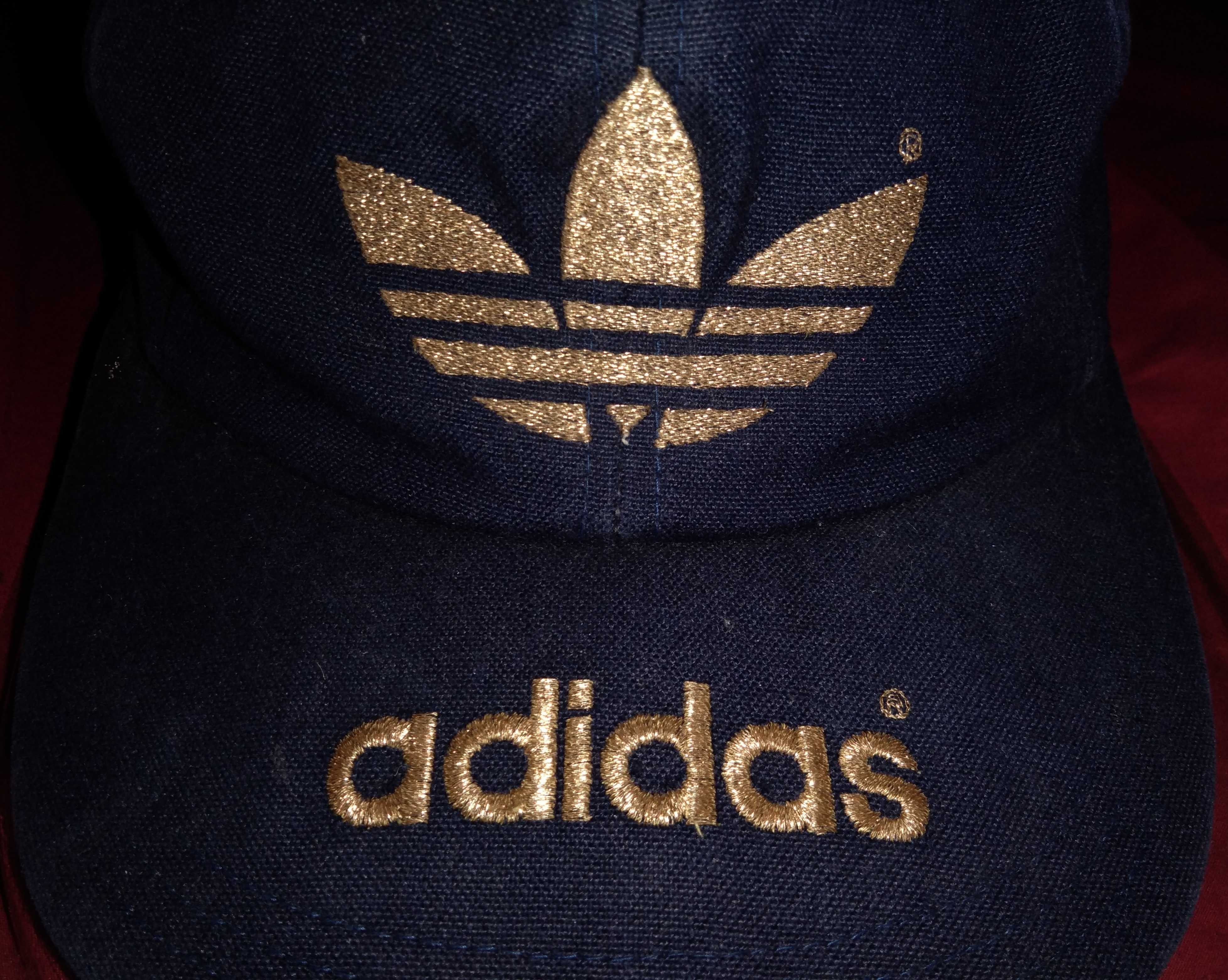 Adidas × Vintage VTG 80s Adidas Trefoil Gold embroidered spell out logo Size ONE SIZE - 1 Thumbnail