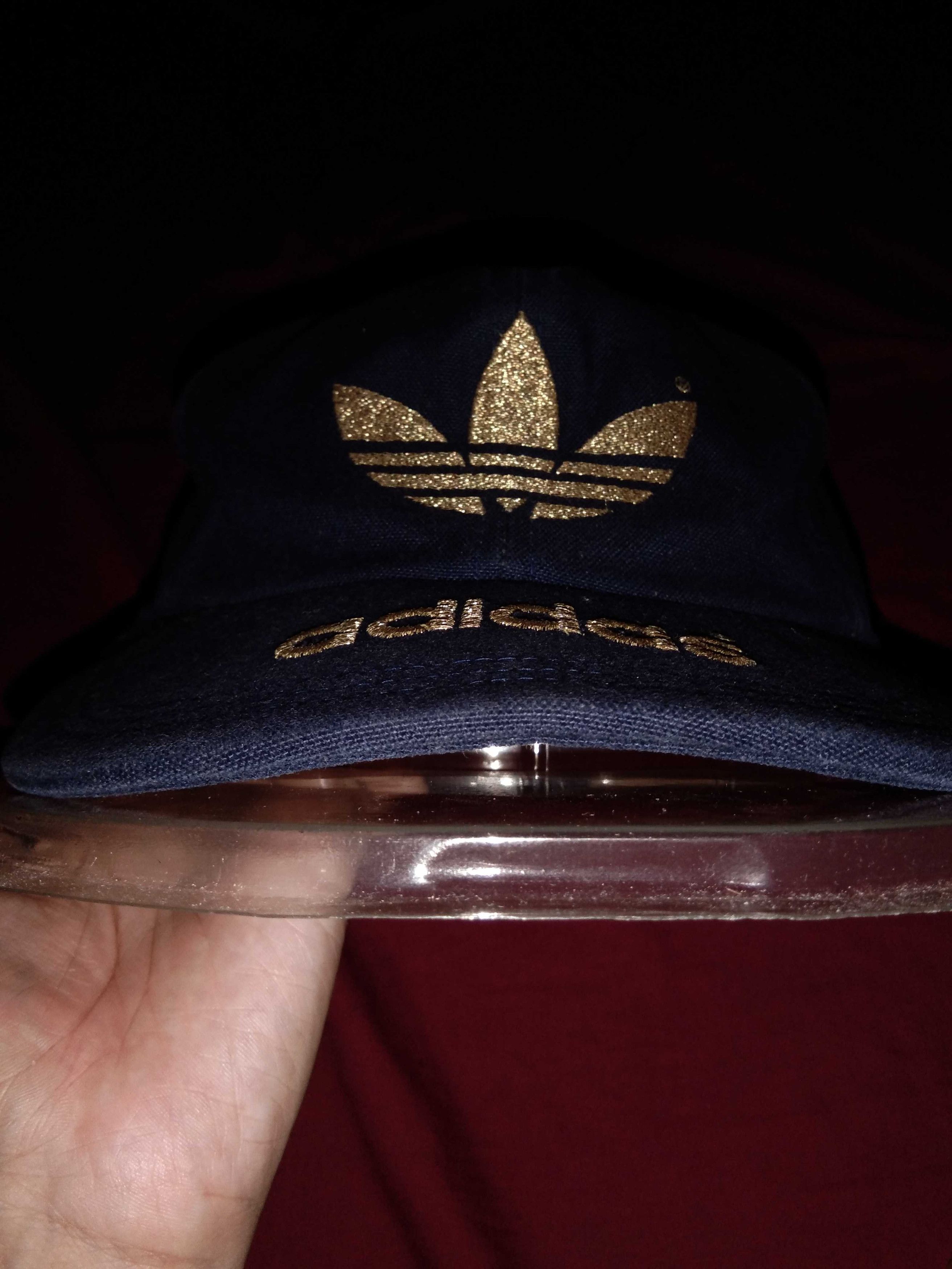 Adidas × Vintage VTG 80s Adidas Trefoil Gold embroidered spell out logo Size ONE SIZE - 6 Thumbnail