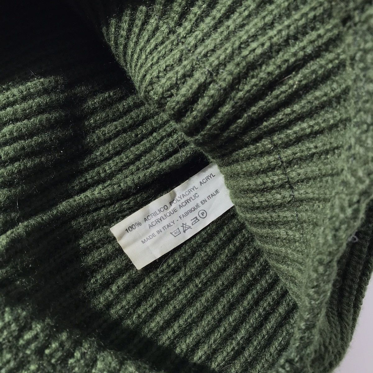 Vintage Knit Balaclava Skimask Made In Italy Size ONE SIZE - 3 Thumbnail
