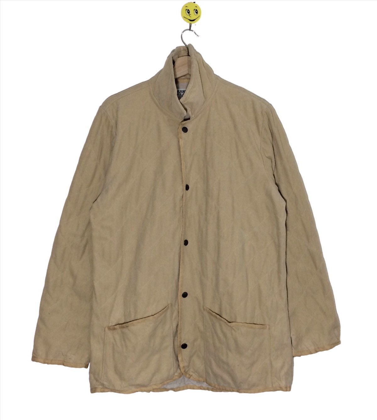 Kansai Yamamoto Vintage Kansai Jeans Quilted Design Snap Button Jacket Size US M / EU 48-50 / 2 - 1 Thumbnail