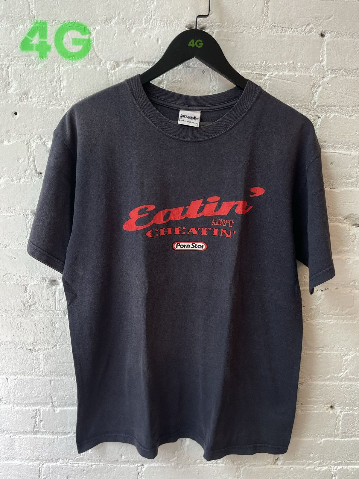 Vintage Vintage PORNSTAR EATIN AINT CHEATIN ! Haha shirt Size US L / EU 52-54 / 3 - 2 Thumbnail