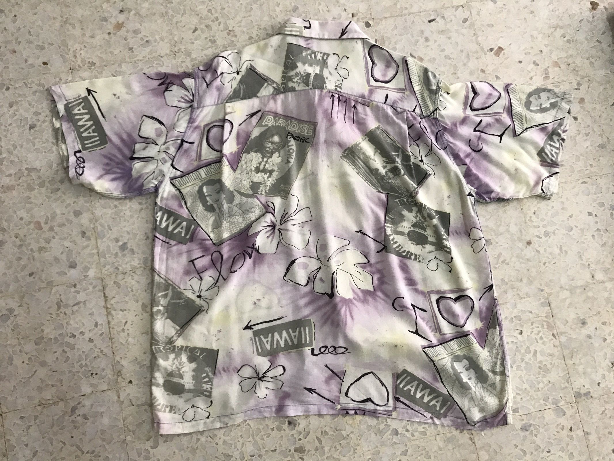 Vintage Tabura Surf Co Japan Pacific Paradise Rayon Hawaiian Size US L / EU 52-54 / 3 - 11 Thumbnail