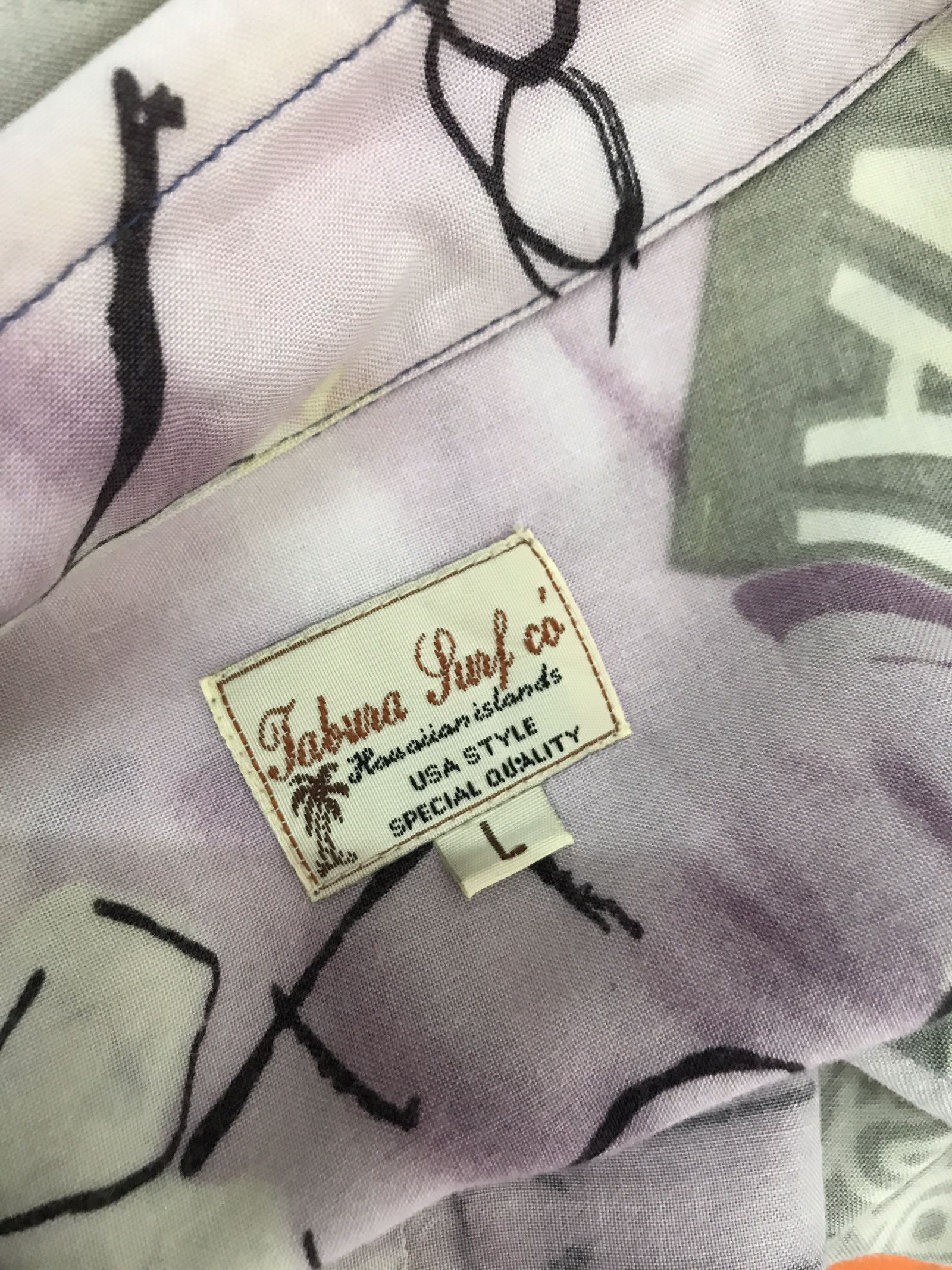 Vintage Tabura Surf Co Japan Pacific Paradise Rayon Hawaiian Size US L / EU 52-54 / 3 - 13 Thumbnail