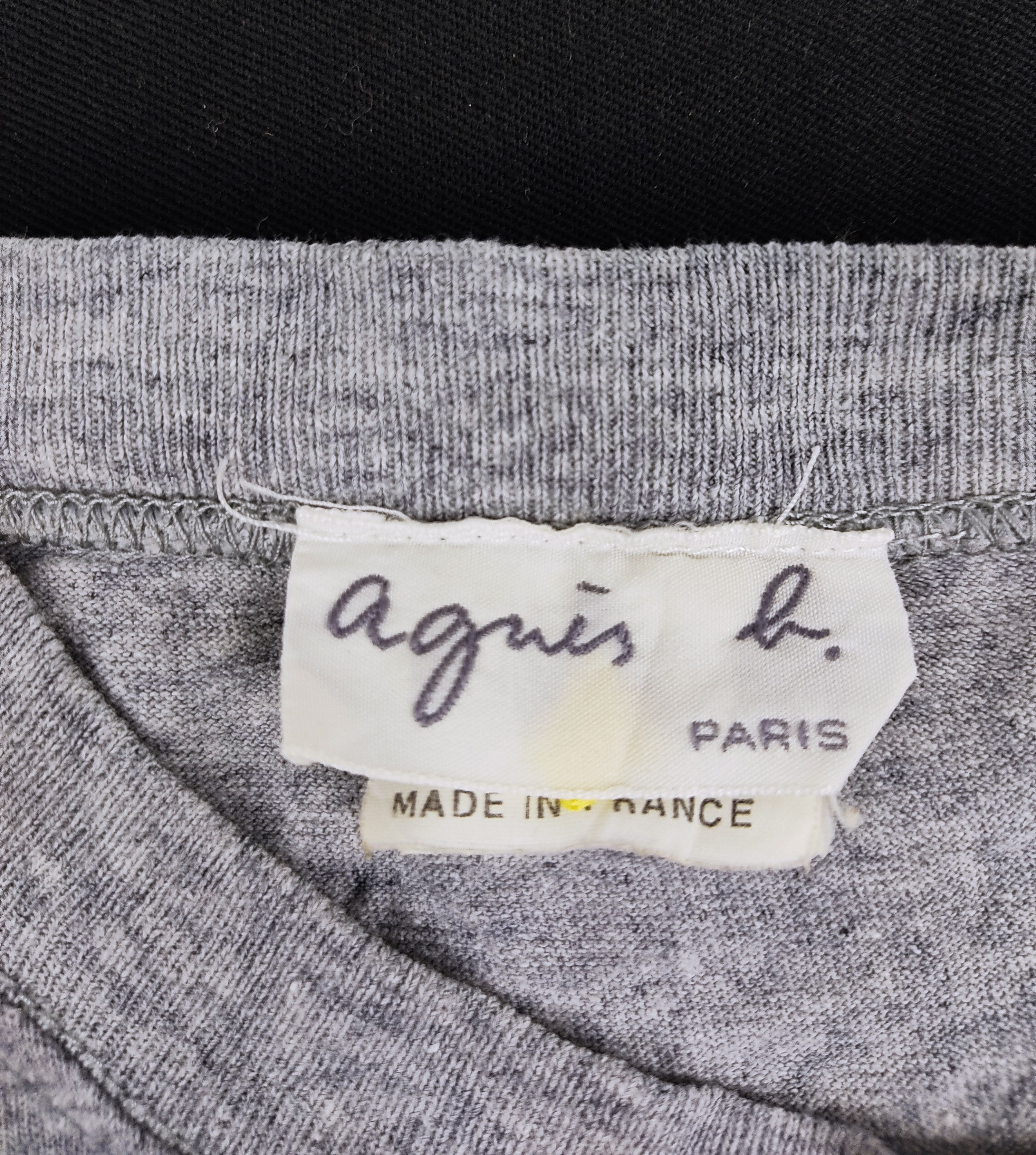 agnes b. Agnes B. Made in France Big Logo Tee Size XL / US 12-14 / IT 48-50 - 3 Thumbnail