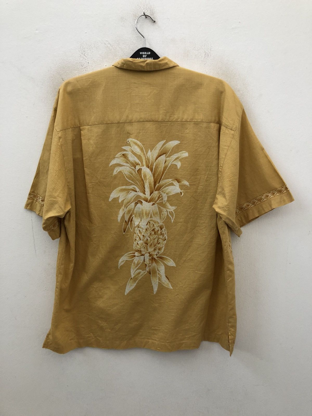 Tommy Bahama Tommy Bahama Pineapple 🍍 Printed Border Hawaiian Shirt Size US L / EU 52-54 / 3 - 1 Thumbnail