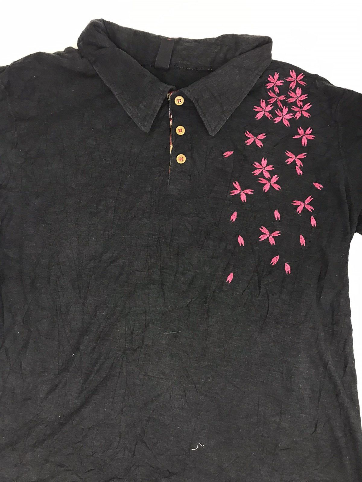 Japanese Brand Floral Suka Koi Fish Art Design Tattoo Printed Tee Size US L / EU 52-54 / 3 - 4 Thumbnail