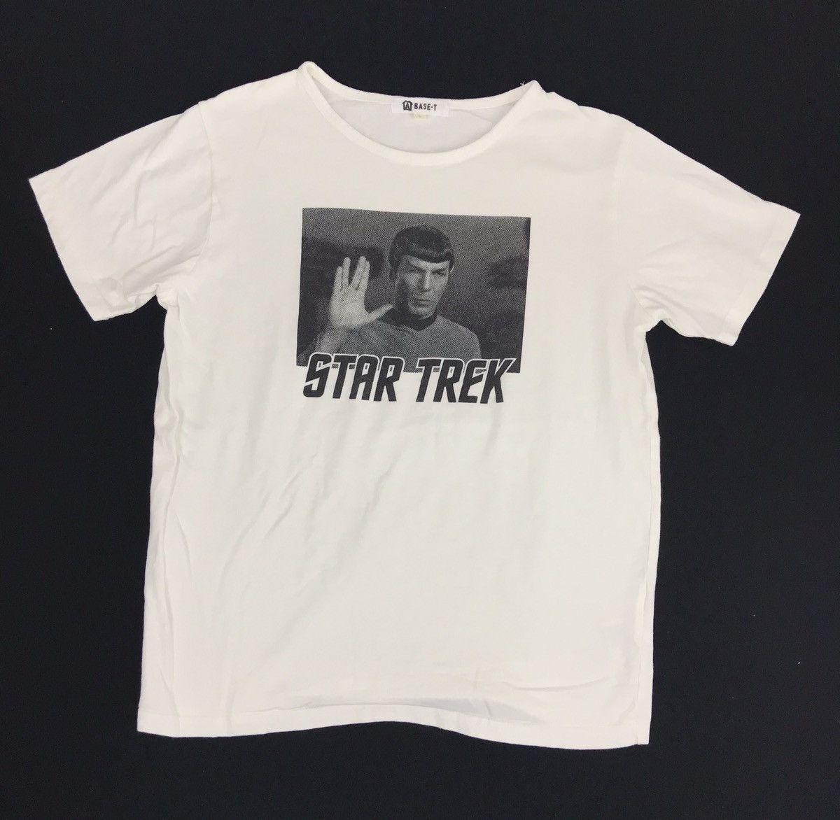 image of Star Trek American Science Fiction Movie Character Tee in White, Men's (Size Small)