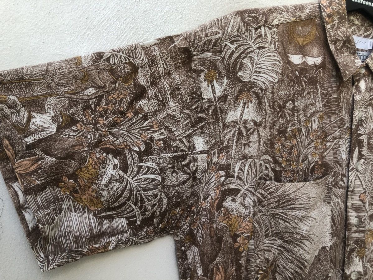 Vintage TIME SHIFTER For Wandering Men Rayon Silk Tribal Size US L / EU 52-54 / 3 - 10 Thumbnail