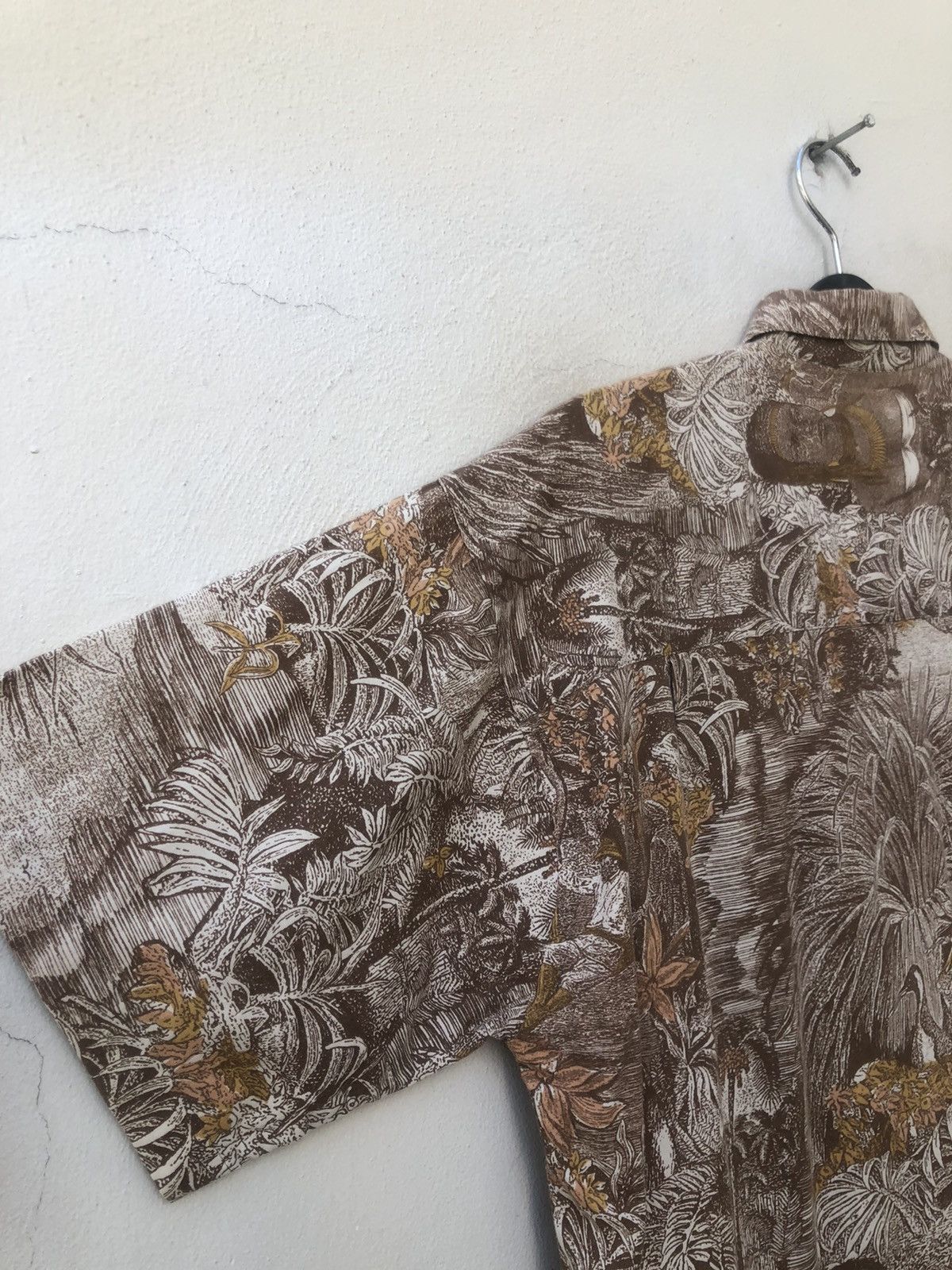 Vintage TIME SHIFTER For Wandering Men Rayon Silk Tribal Size US L / EU 52-54 / 3 - 21 Thumbnail