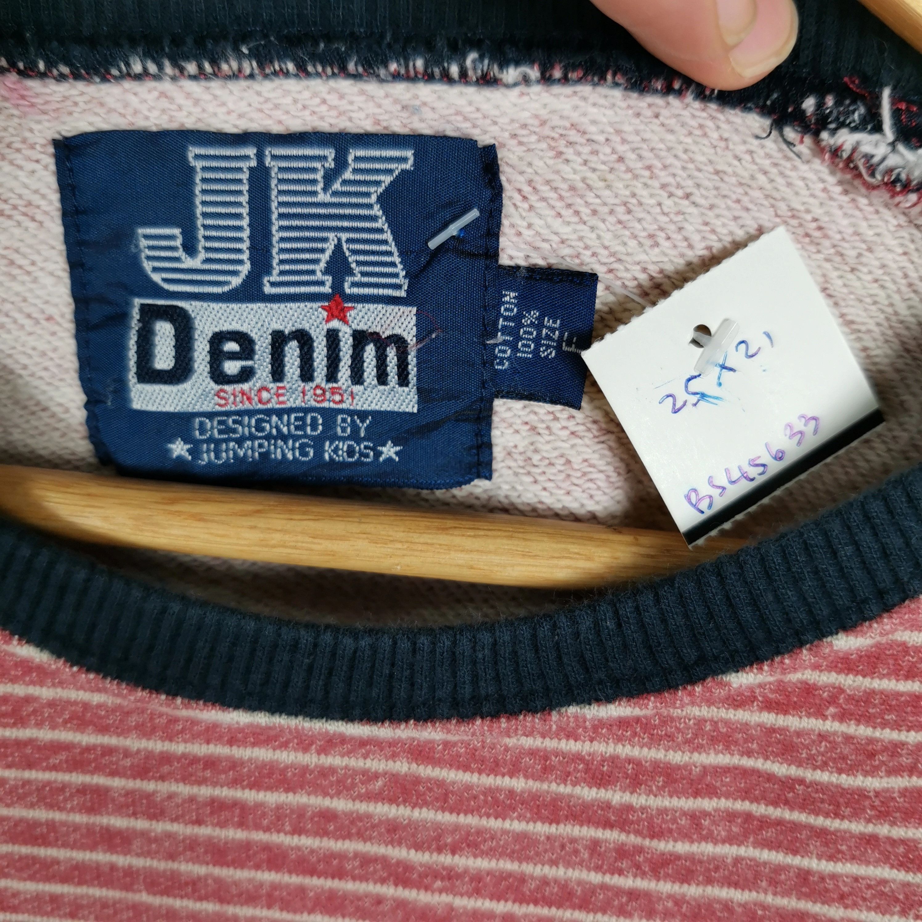Japanese Brand × Vintage American Flag Denim Sweatshirt Japanese Distressed Patch Size US L / EU 52-54 / 3 - 7 Thumbnail