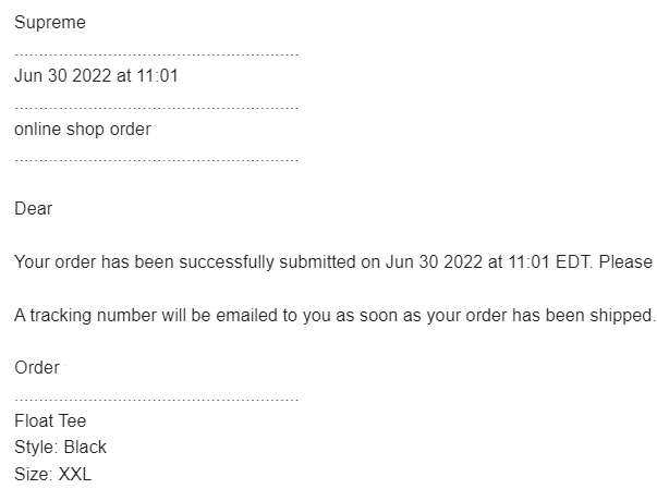 Supreme Supreme Float Tee Black XXLarge 2XLarge 2XL XXL NEW IN HAND Size US XXL / EU 58 / 5 - 5 Thumbnail