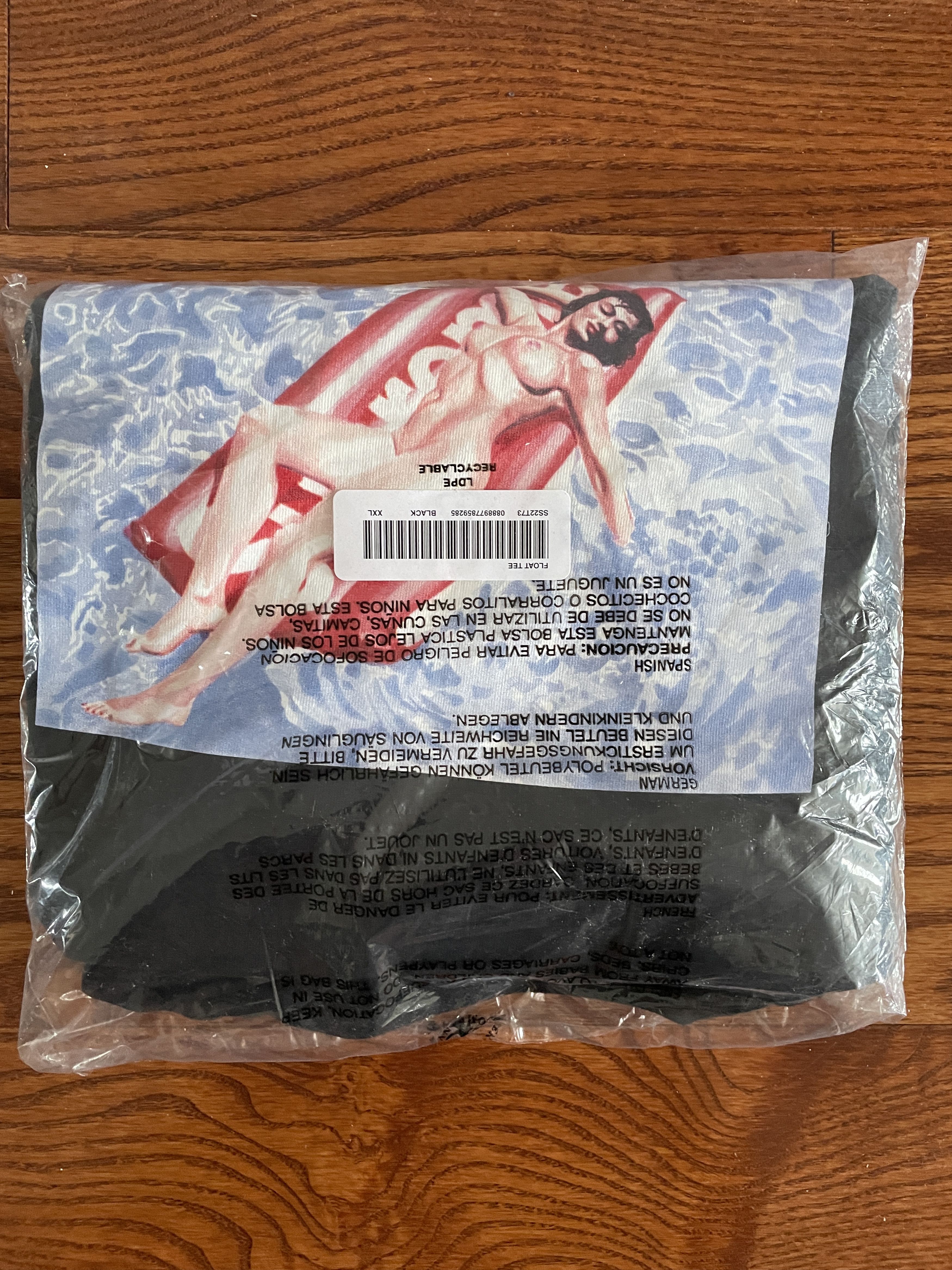 Supreme Float Tee Black XXLarge 2XLarge 2XL XXL NEW IN HAND