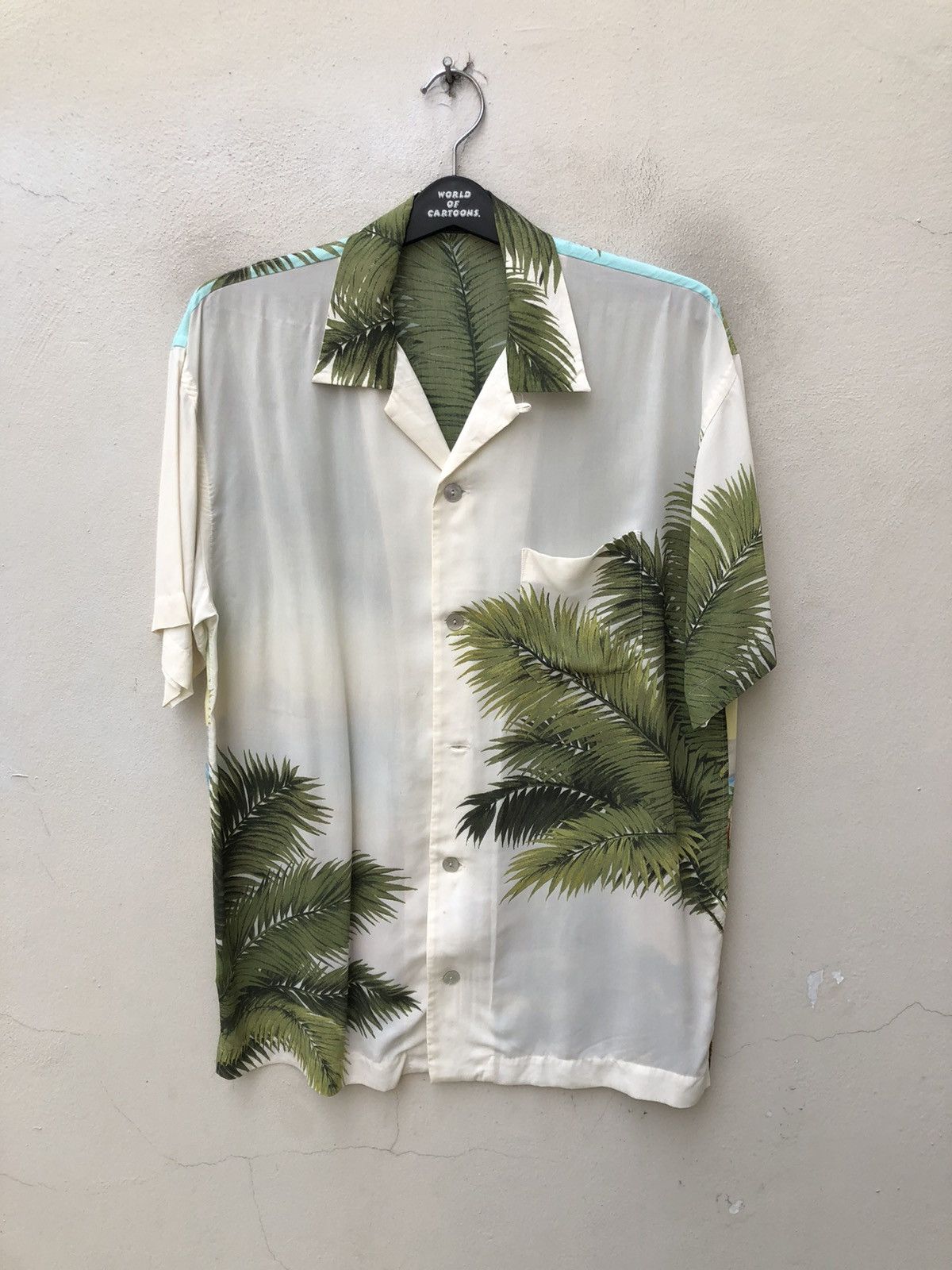 Matsuda Vintage 90s Nicole Club For Men Japan Rayon Hawaiian Shirt Size US L / EU 52-54 / 3 - 9 Thumbnail