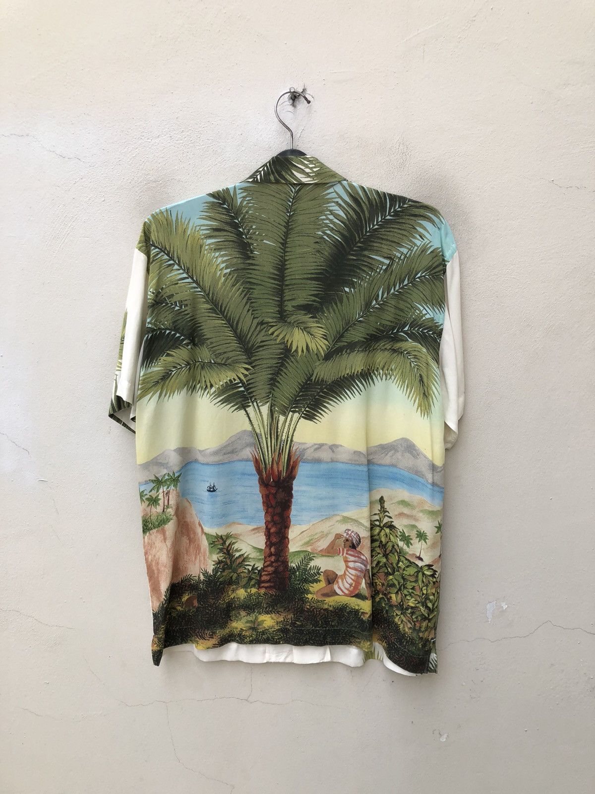 Matsuda Vintage 90s Nicole Club For Men Japan Rayon Hawaiian Shirt Size US L / EU 52-54 / 3 - 3 Thumbnail