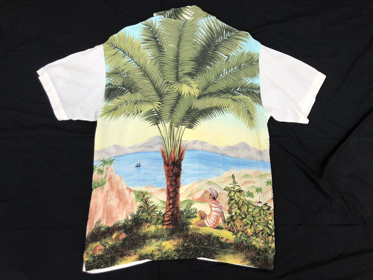 Matsuda Vintage 90s Nicole Club For Men Japan Rayon Hawaiian Shirt Size US L / EU 52-54 / 3 - 1 Thumbnail