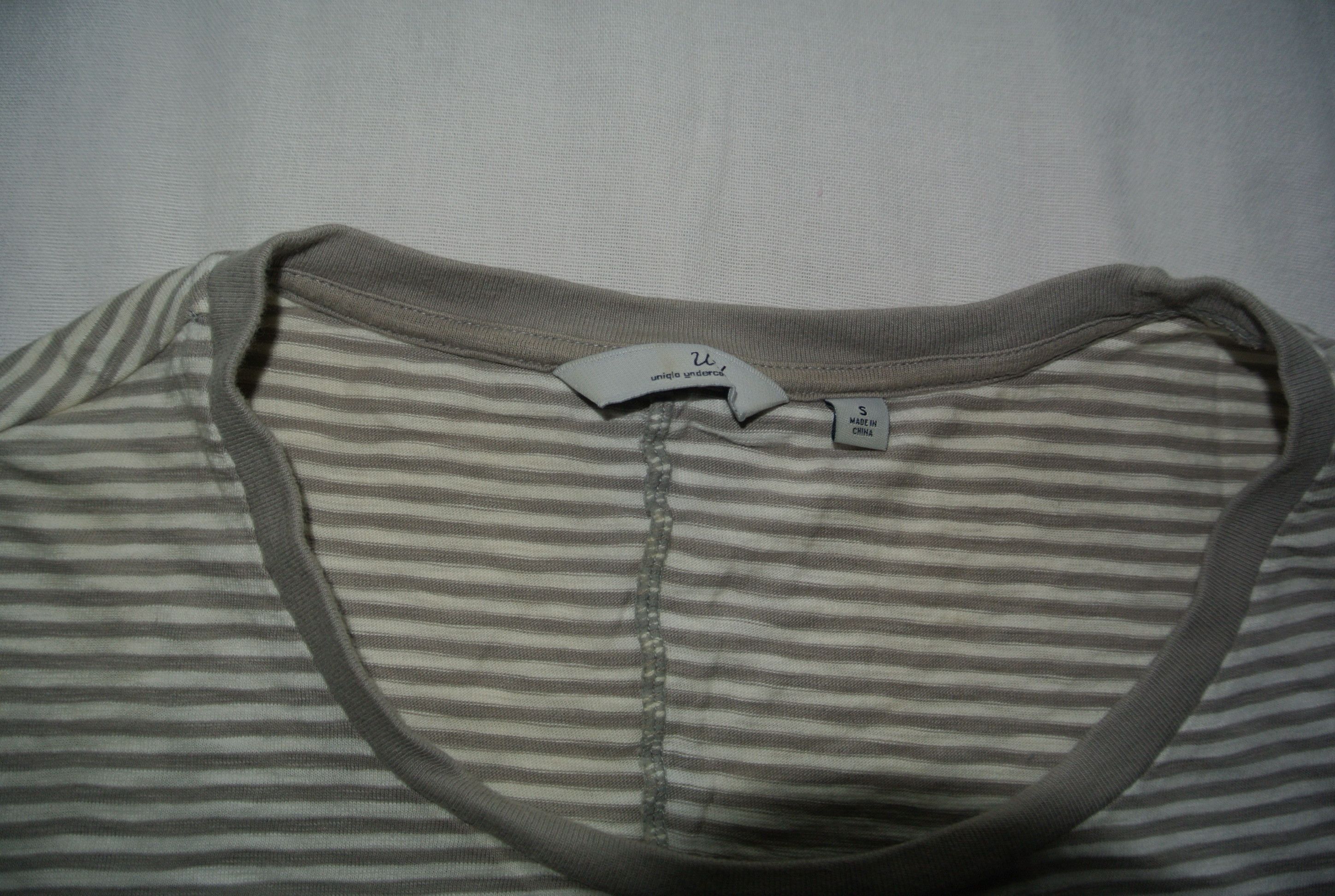 Jun Takahashi × Undercover × Uniqlo W53 Undercover Uniqlo stripes striped logo tee S sleeves 3/4 Size US S / EU 44-46 / 1 - 5 Thumbnail