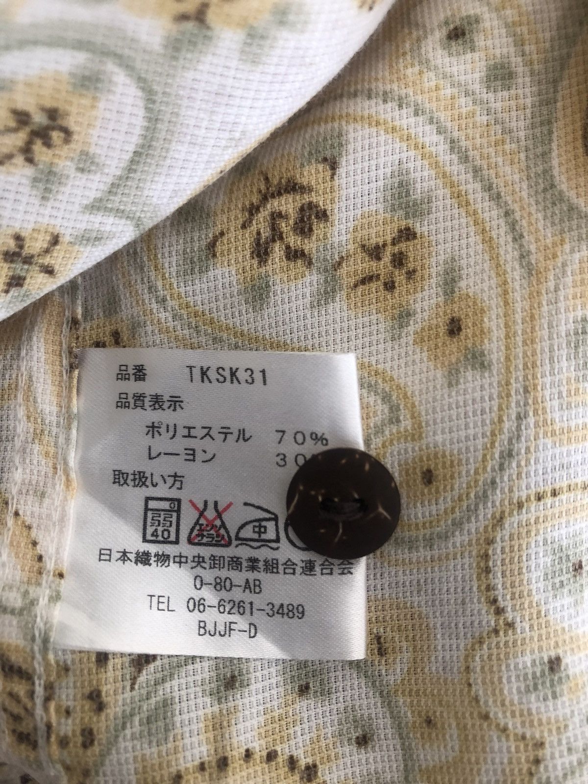 Kansai Yamamoto Kansai Yamamoto Double Pocket Paisley Hawaiian Shirt Size US M / EU 48-50 / 2 - 7 Thumbnail