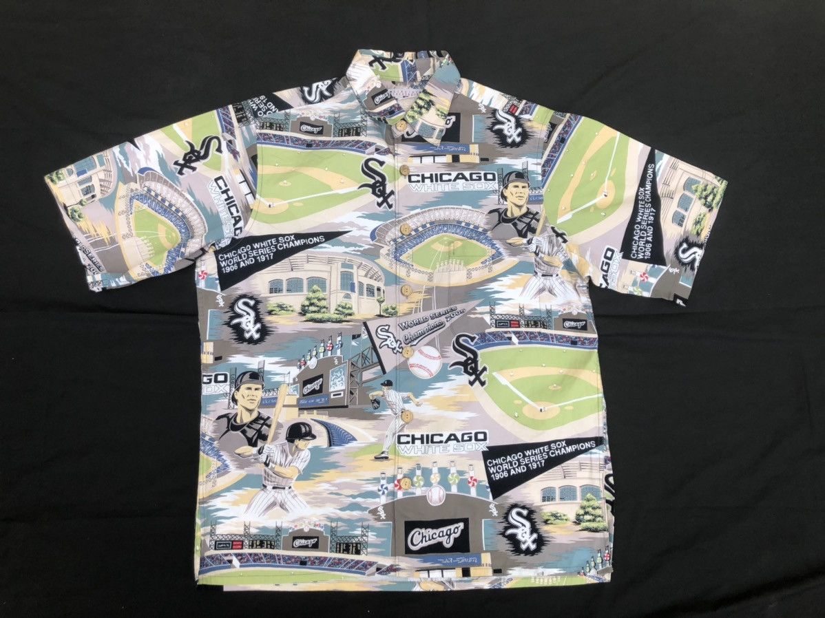 MLB Vintage Reyn Spooner X Chicago White Sox MLB Hawaiian Size US M / EU 48-50 / 2 - 2 Thumbnail