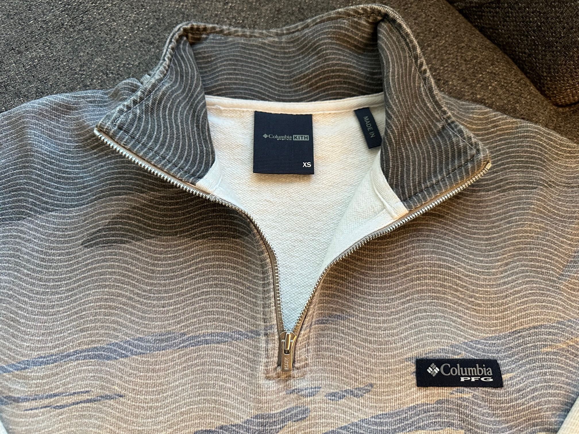 Kith for Columbia PFG Quarter Zip (Nocturnal) Fits OS