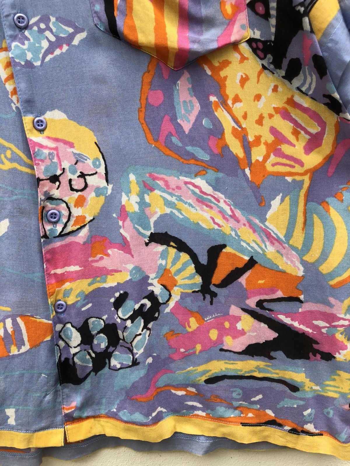 Vintage Vintage Ken Done Hawaiian Shirt Size US XL / EU 56 / 4 - 4 Thumbnail