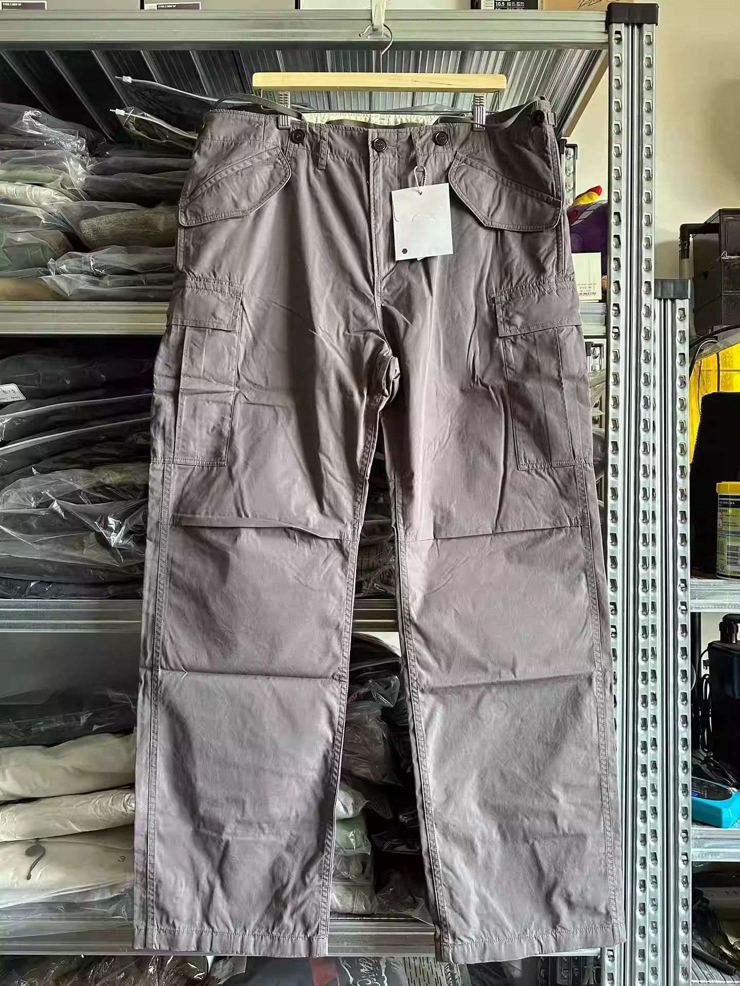 image of 20Aw Visvim Jumbo Eiger Sanction Pants in Grey, Men's (Size 36)