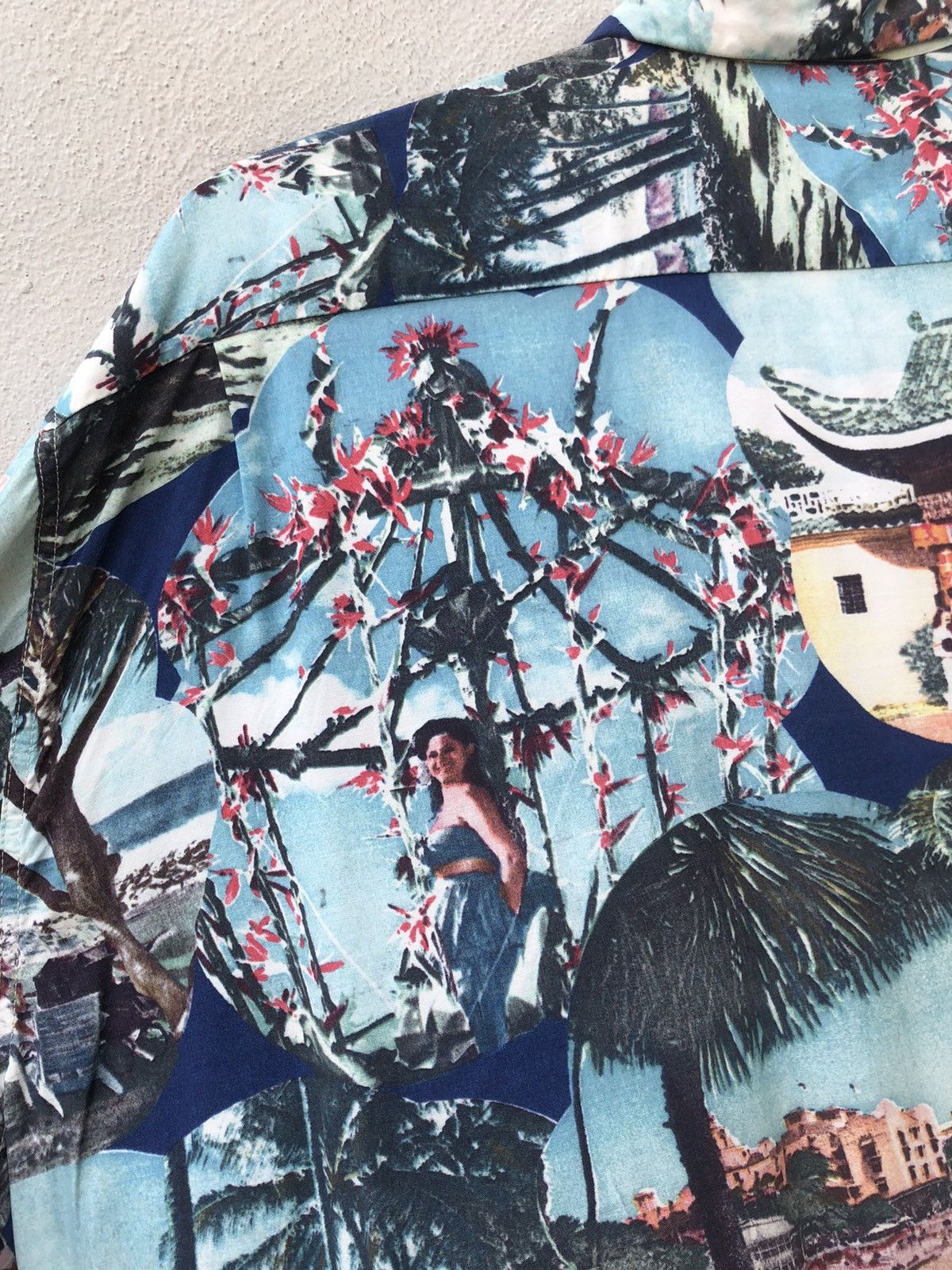 Buzz Rickson's GOLD Toyo Enterprises Japan Open Collar Rayon Hawaiian Shirt Size US L / EU 52-54 / 3 - 19 Thumbnail