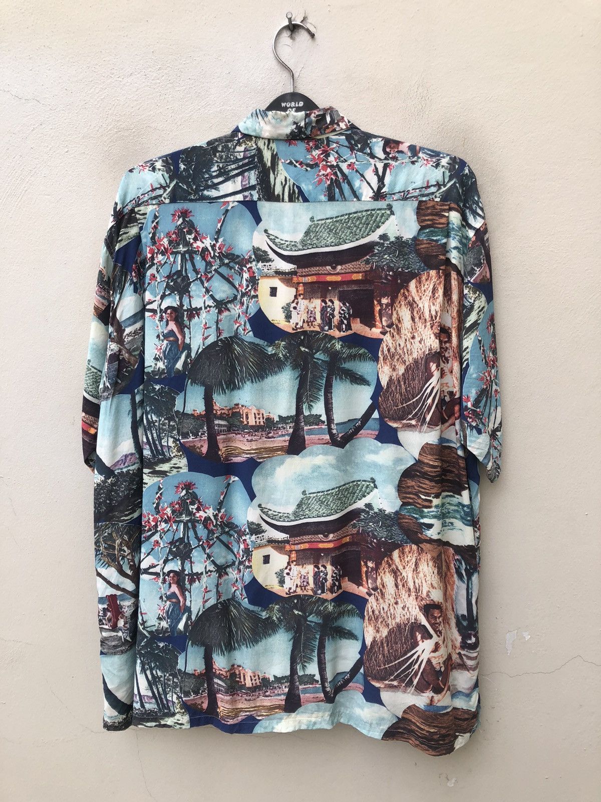 Buzz Rickson's GOLD Toyo Enterprises Japan Open Collar Rayon Hawaiian Shirt Size US L / EU 52-54 / 3 - 14 Thumbnail