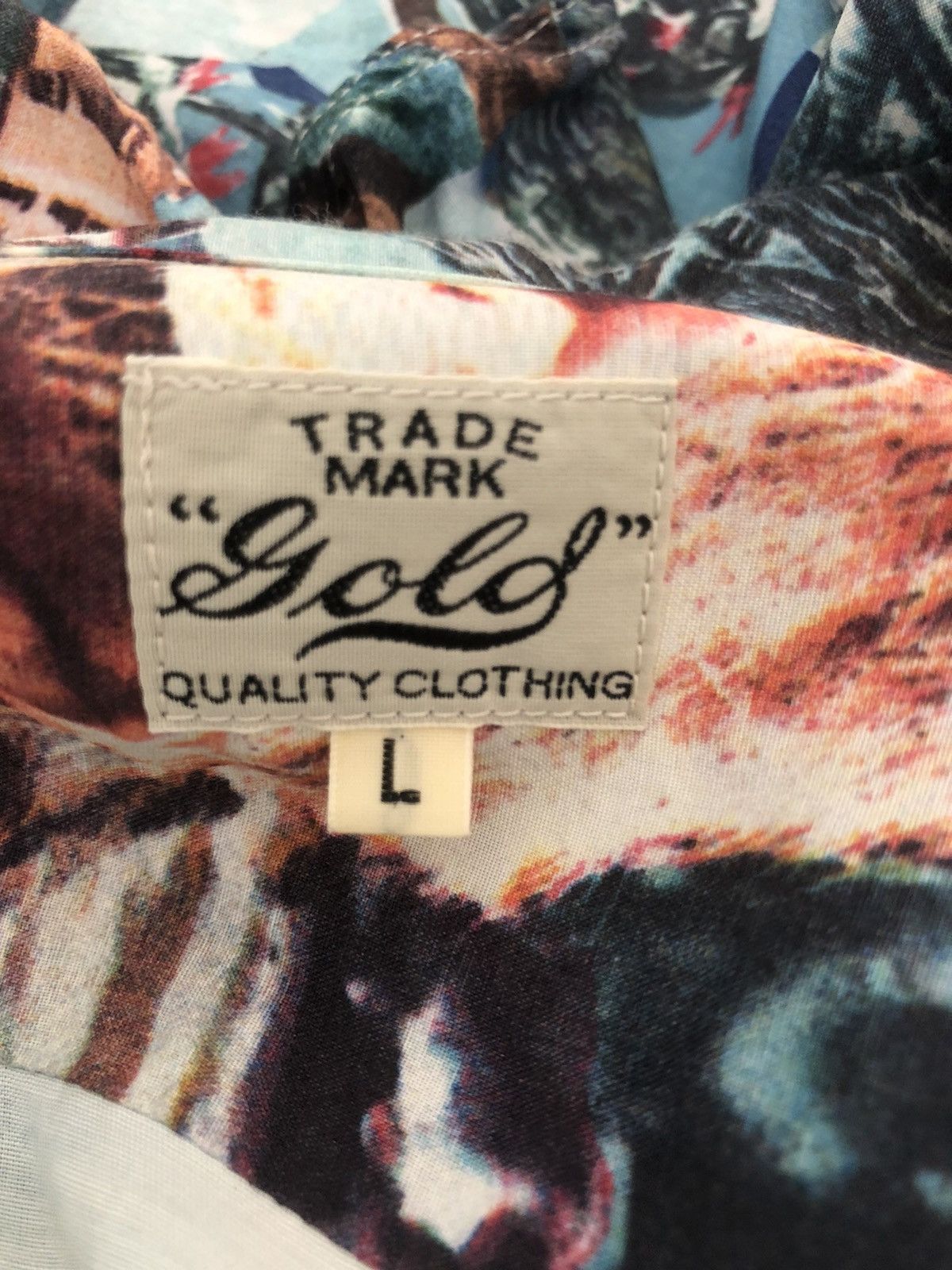 Buzz Rickson's GOLD Toyo Enterprises Japan Open Collar Rayon Hawaiian Shirt Size US L / EU 52-54 / 3 - 22 Thumbnail