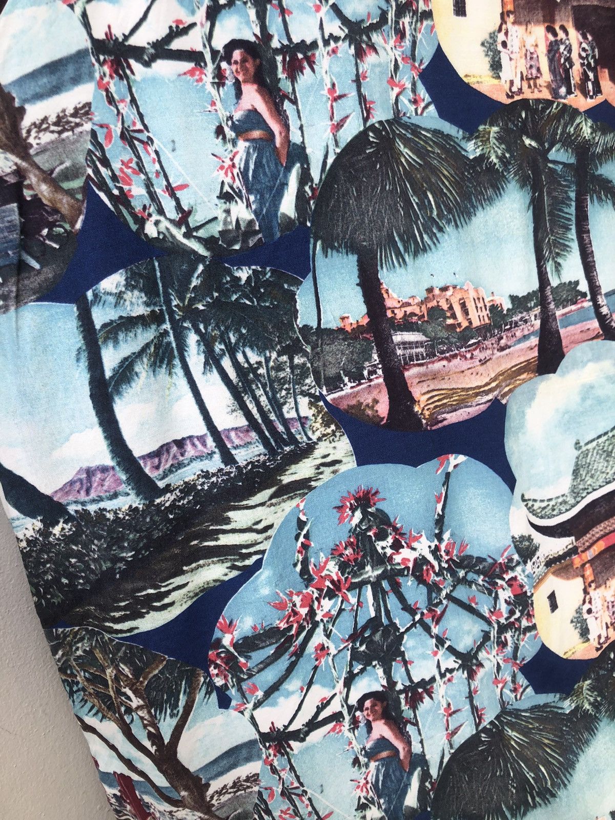Buzz Rickson's GOLD Toyo Enterprises Japan Open Collar Rayon Hawaiian Shirt Size US L / EU 52-54 / 3 - 20 Thumbnail