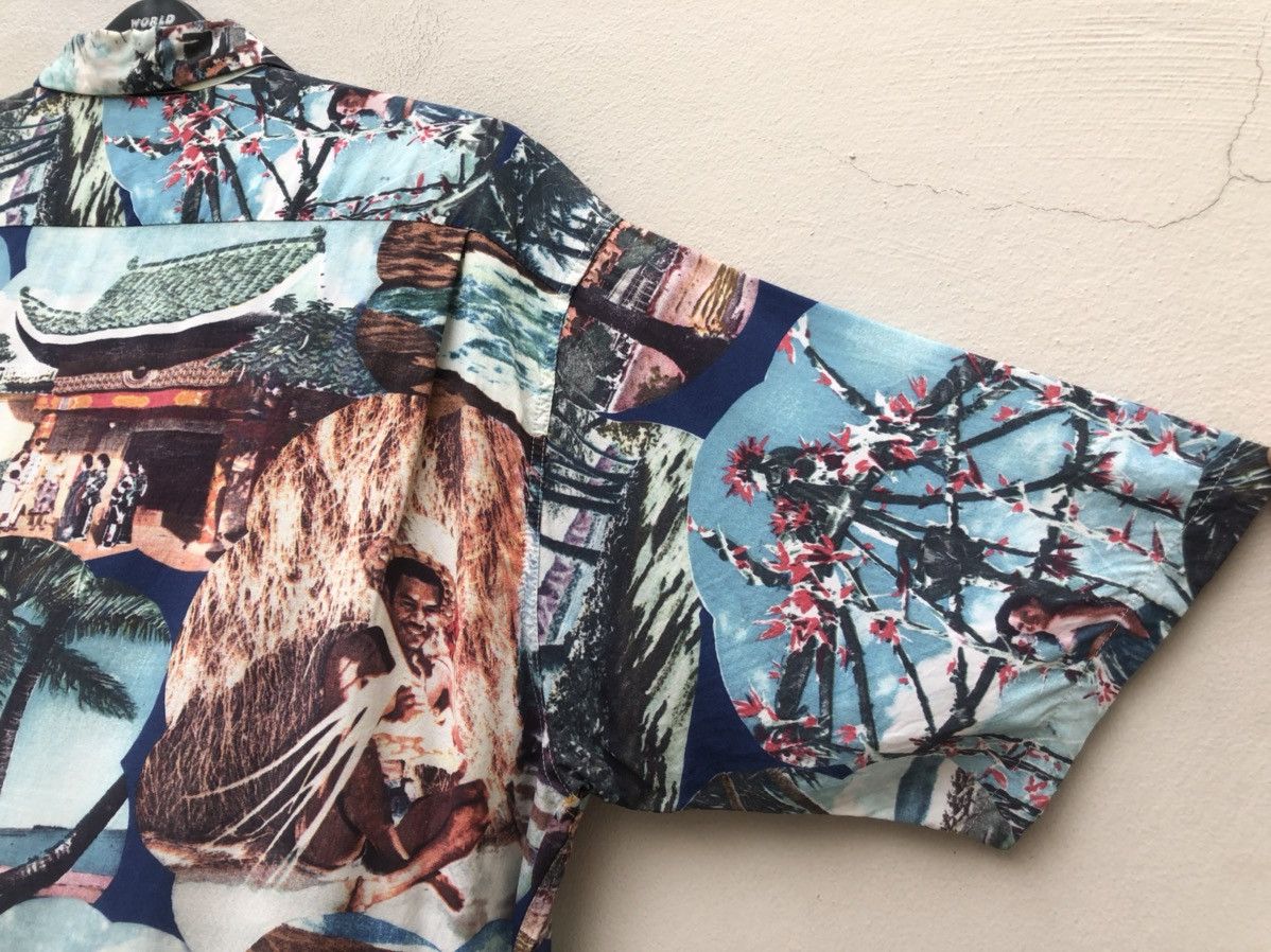 Buzz Rickson's GOLD Toyo Enterprises Japan Open Collar Rayon Hawaiian Shirt Size US L / EU 52-54 / 3 - 15 Thumbnail