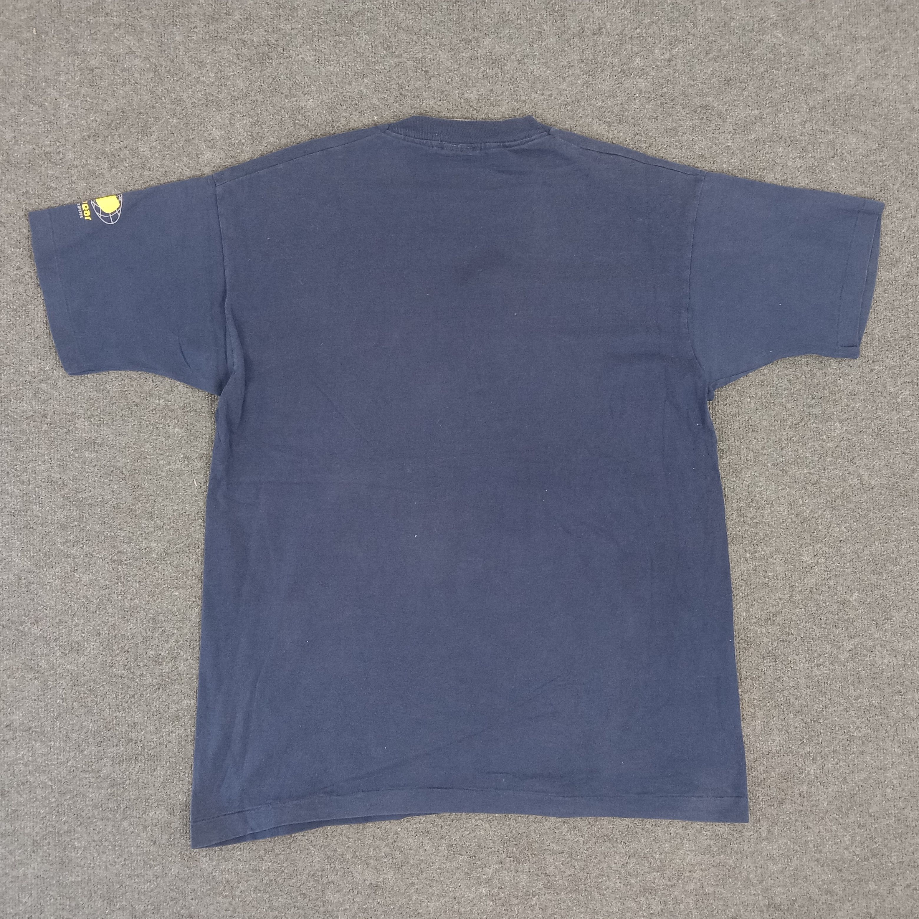 Band Tees × Vintage × Wu-Tang Clan Vintage 90's Wu Tang Worldwide Register Hiphop Tshirt Size US XL / EU 56 / 4 - 3 Thumbnail