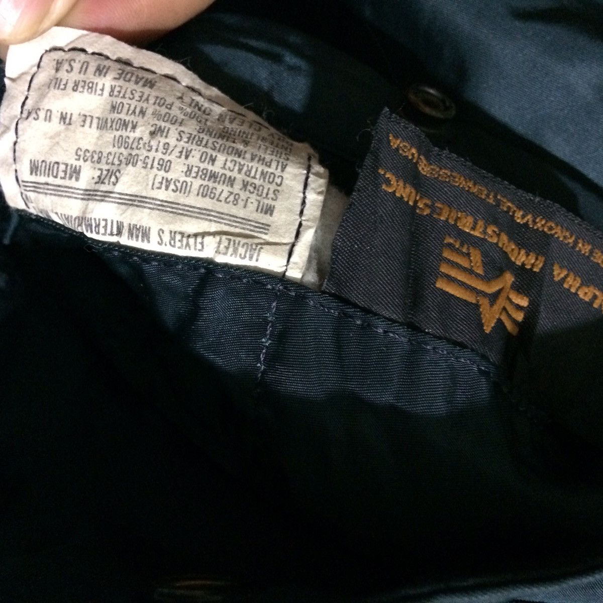 Alpha Industries Vintage Alpha Industries Bomber Jacket Reversible Made USA Size US L / EU 52-54 / 3 - 5 Thumbnail