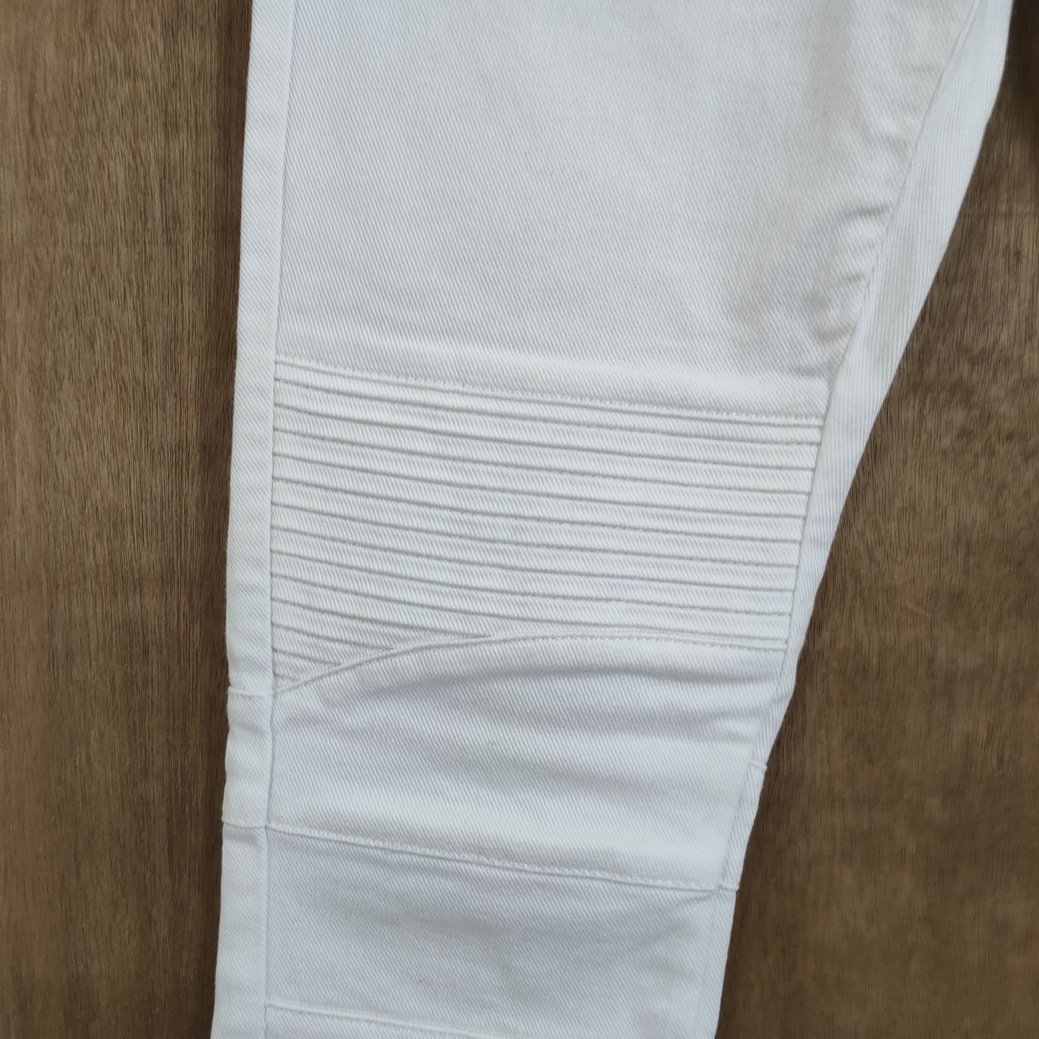 Zara ZARA MAN WHITE BIKER PANTS MULTIPOCKET TACTICAL Size US 30 / EU 46 - 3 Thumbnail