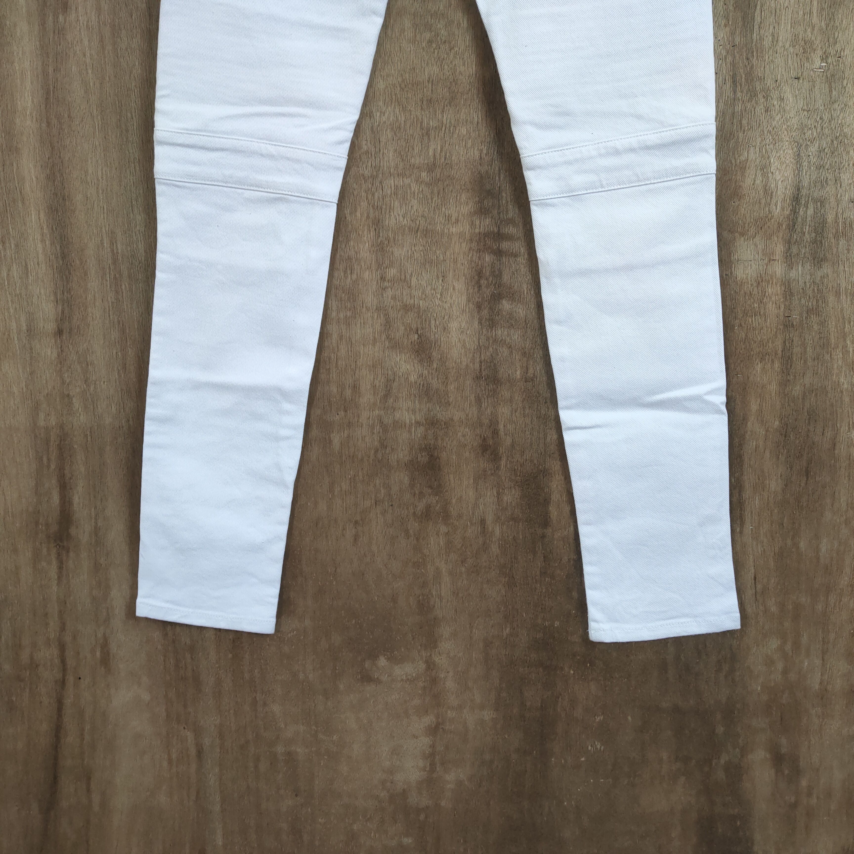 Zara ZARA MAN WHITE BIKER PANTS MULTIPOCKET TACTICAL Size US 30 / EU 46 - 10 Thumbnail