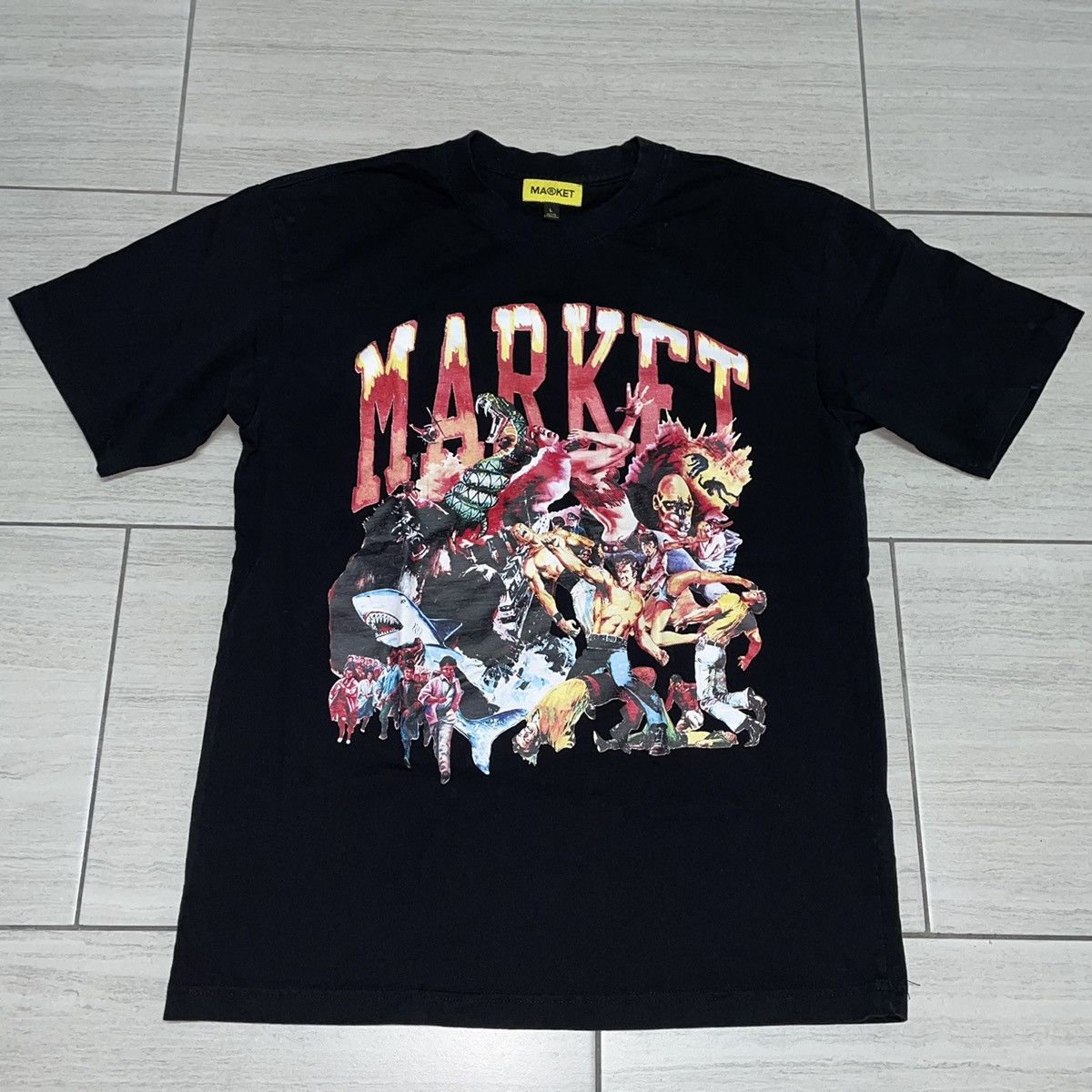 Market Chinatown Market Universal Studios Movie Scene T-shirt Size US L / EU 52-54 / 3 - 1 Thumbnail