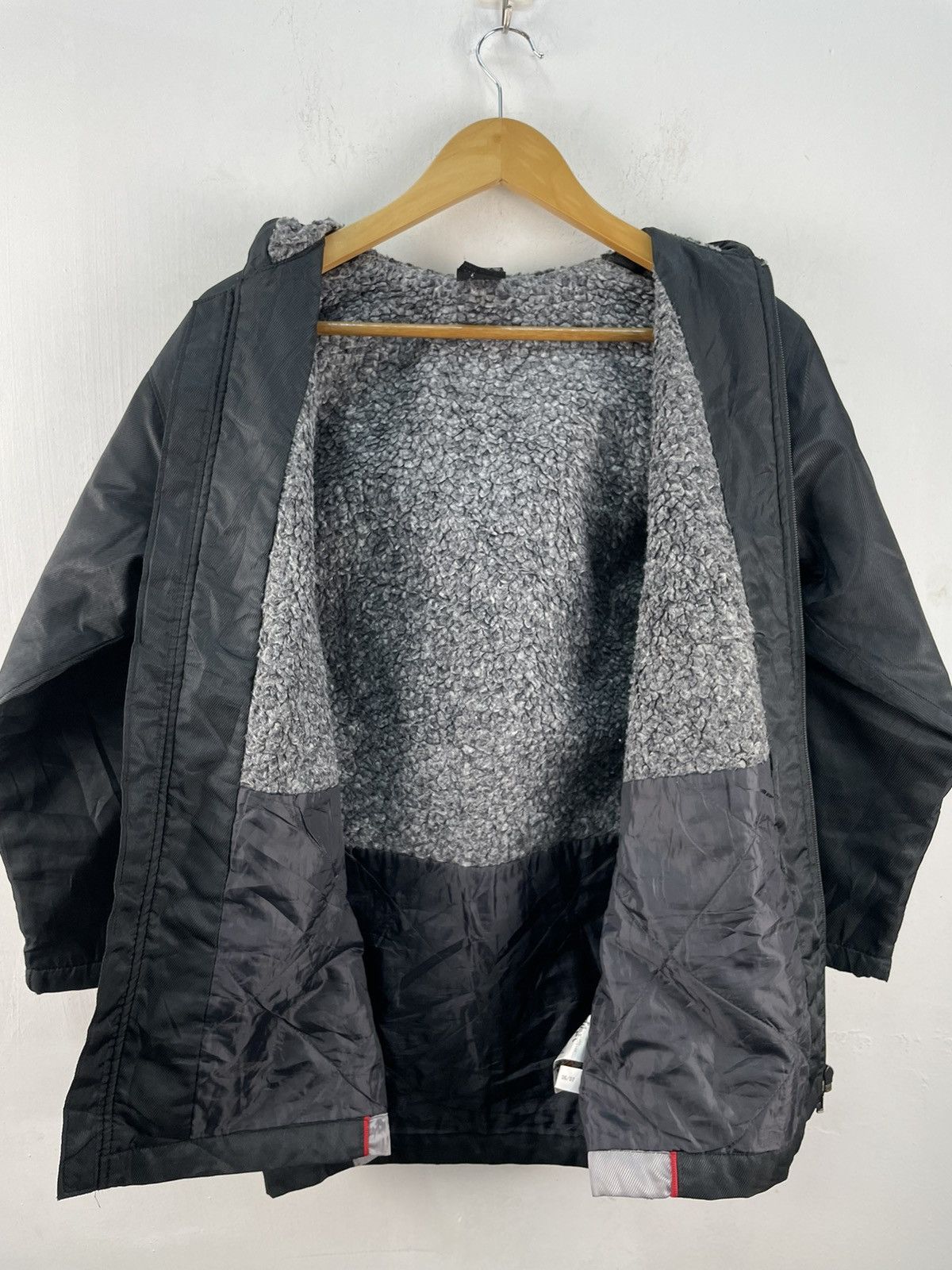 Adidas Vintage Adidas Parka Raincoat Jacket Sherpa Lining Size US S / EU 44-46 / 1 - 4 Thumbnail