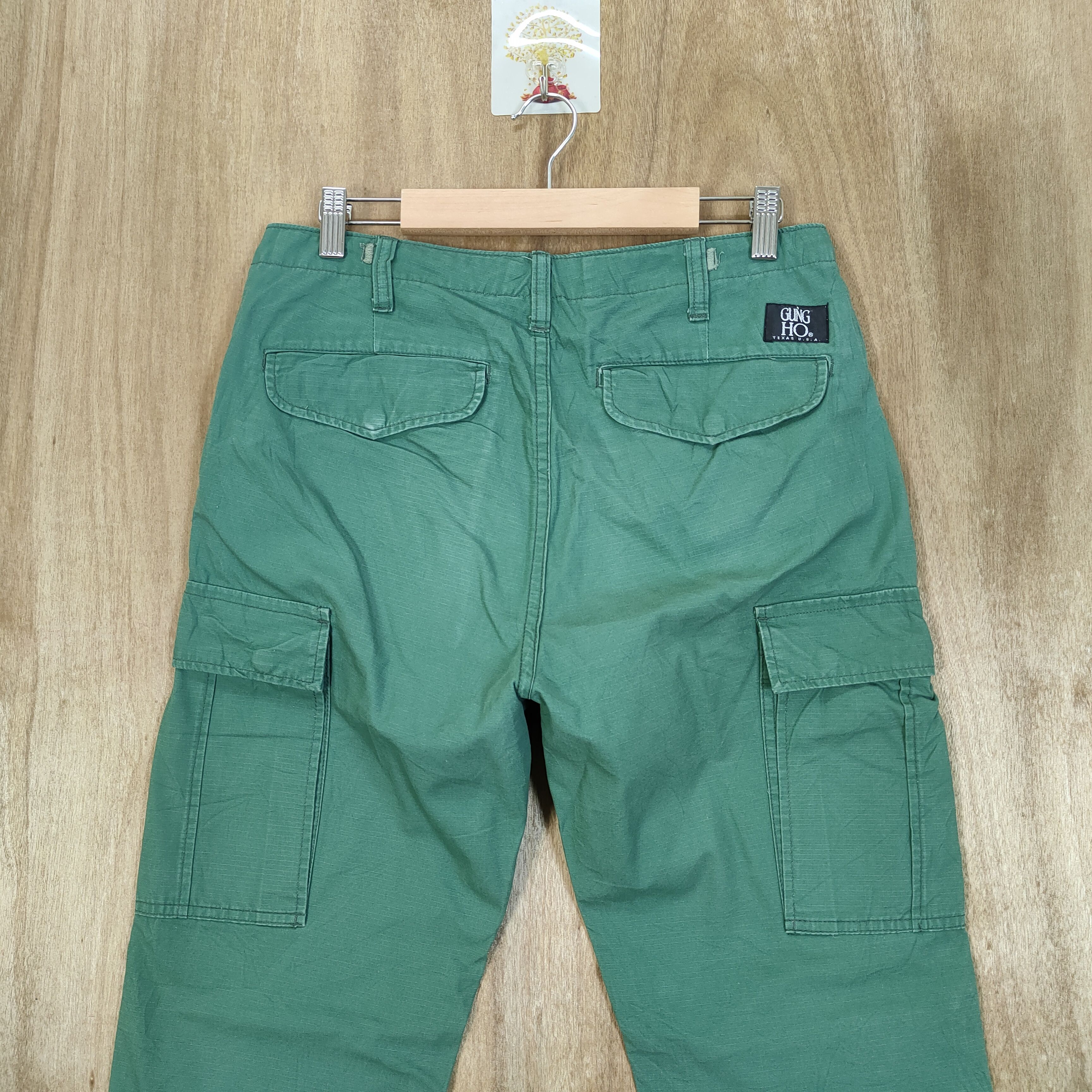 Japanese Brand VINTAGE GUN HO CARGO PANTS Size US 30 / EU 46 - 5 Thumbnail