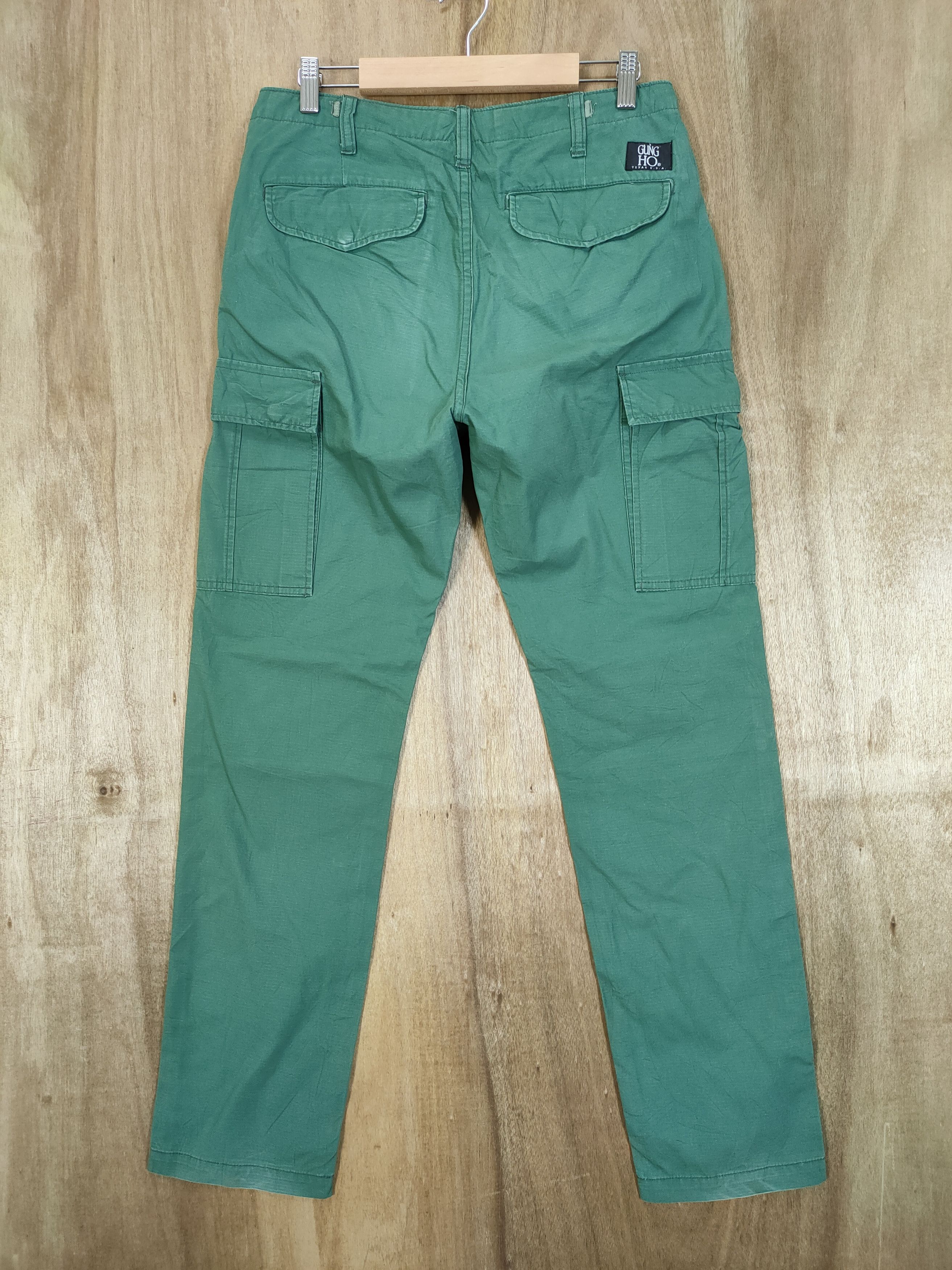Japanese Brand VINTAGE GUN HO CARGO PANTS Size US 30 / EU 46 - 4 Thumbnail