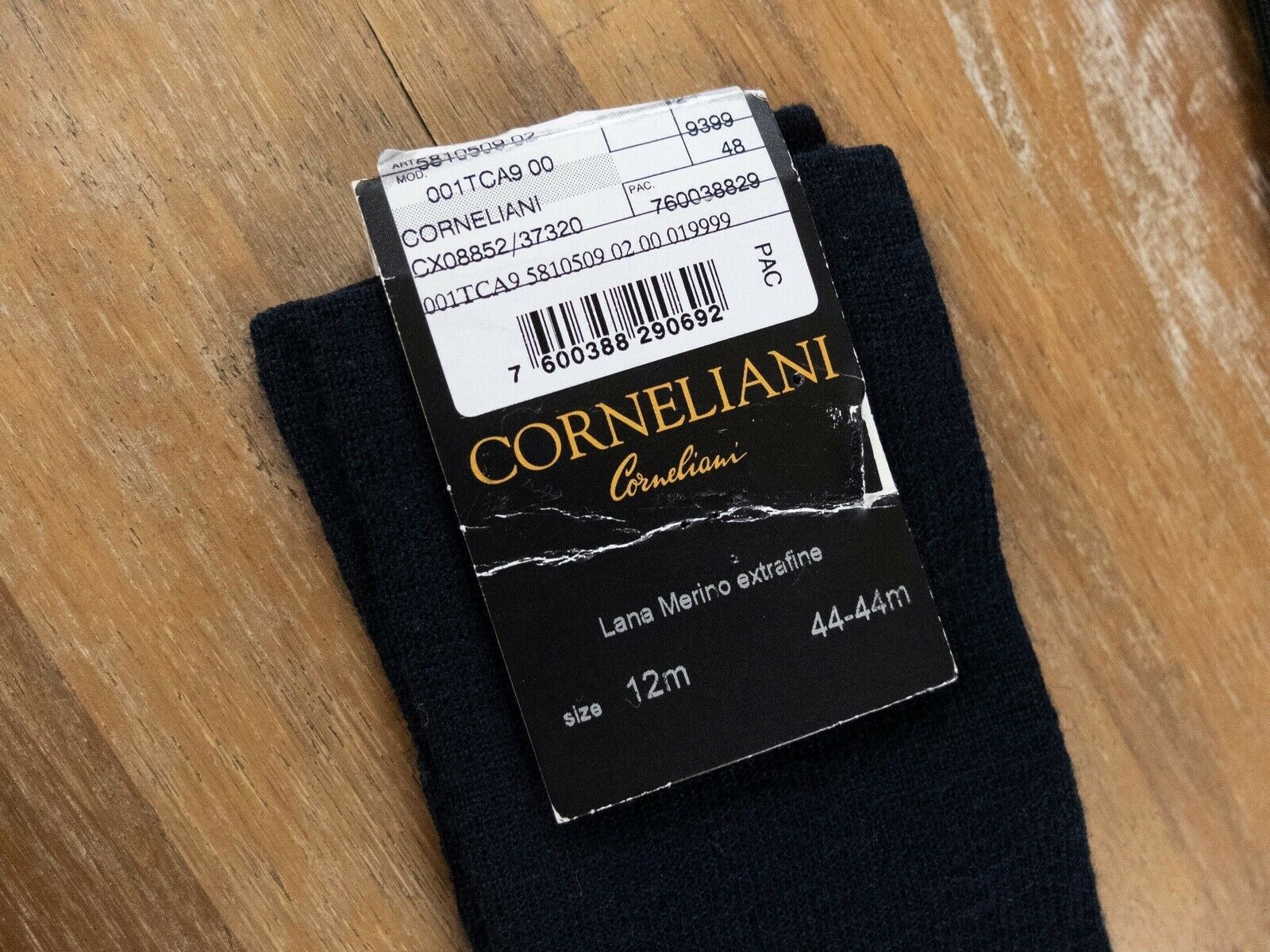 Corneliani CORNELIANI 3 pairs knee long blue green wool socks - 12 IT Size ONE SIZE - 5 Thumbnail