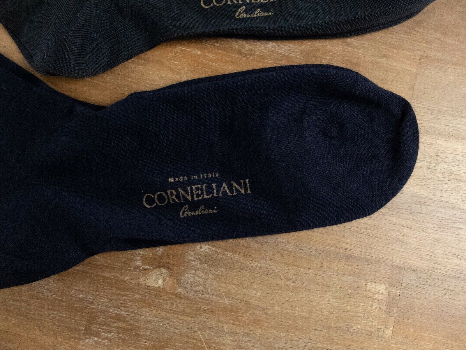 Corneliani CORNELIANI 3 pairs knee long blue green wool socks - 12 IT Size ONE SIZE - 2 Thumbnail