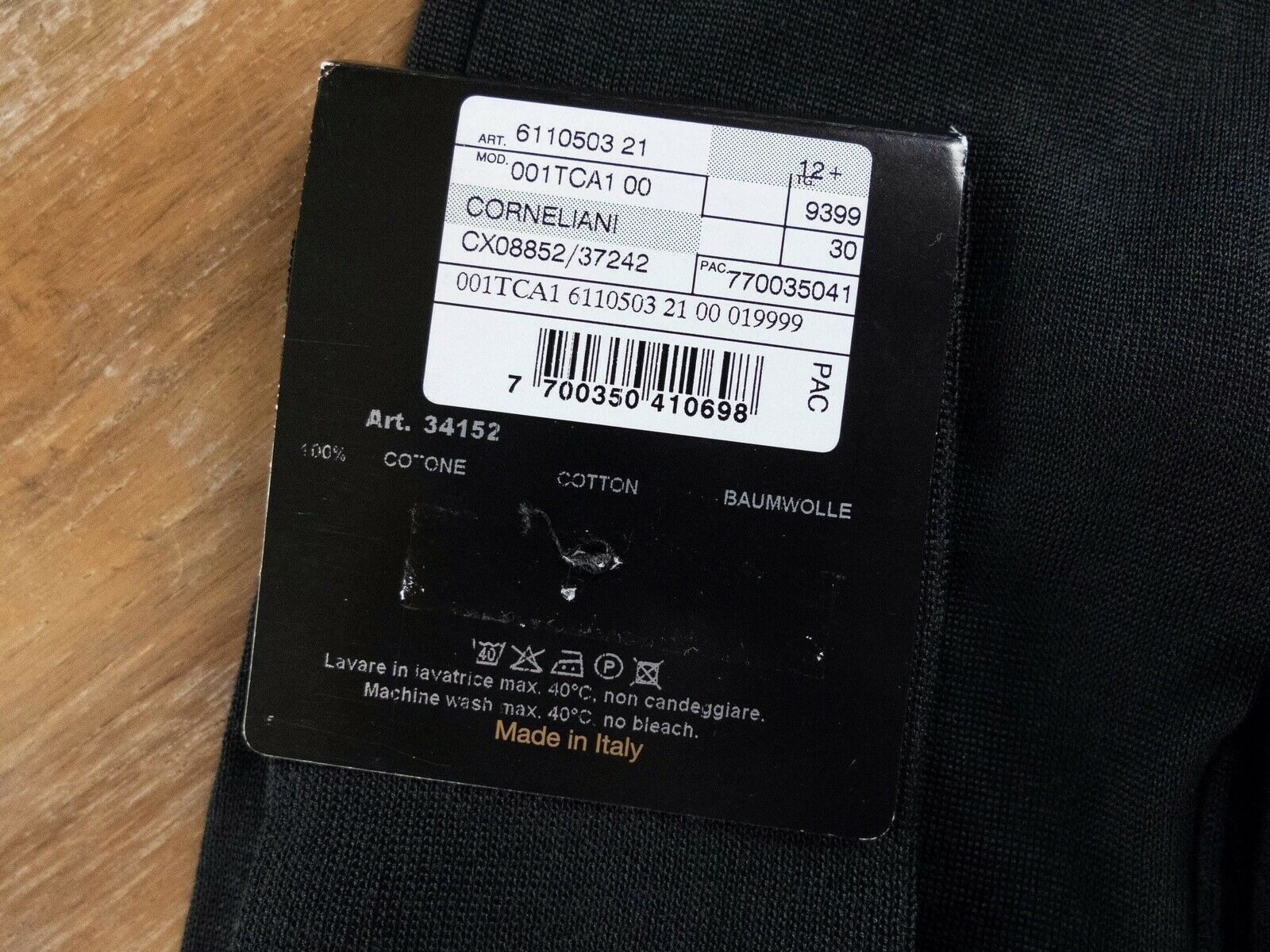 Corneliani CORNELIANI 3 pairs knee long blue green wool socks - 12 IT Size ONE SIZE - 7 Thumbnail