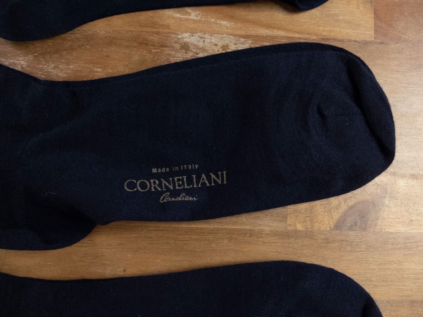 Corneliani CORNELIANI 3 pairs navy blue wool cotton socks - Size 13 Size ONE SIZE - 3 Thumbnail